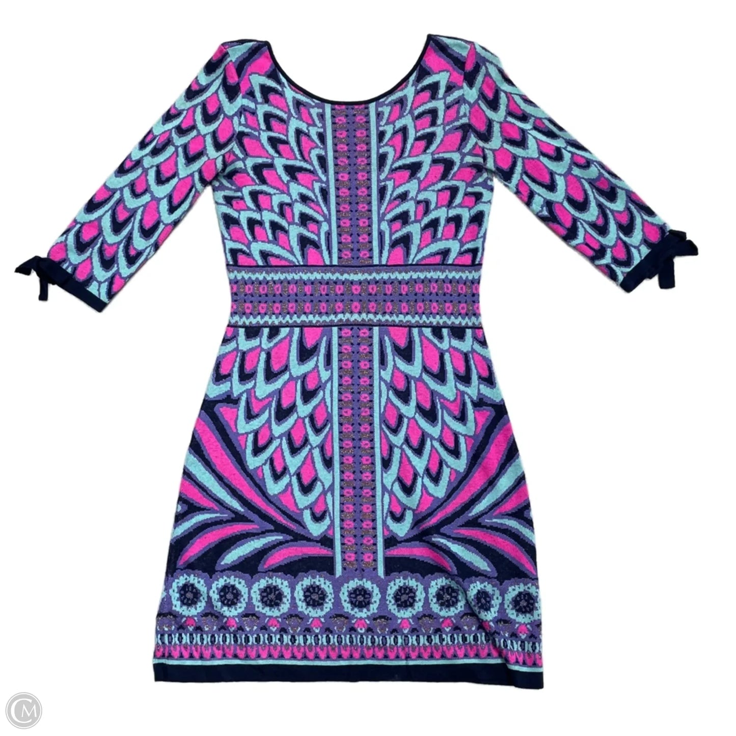 Dress Designer By Lilly Pulitzer In Blue & Pink, Size: Xs