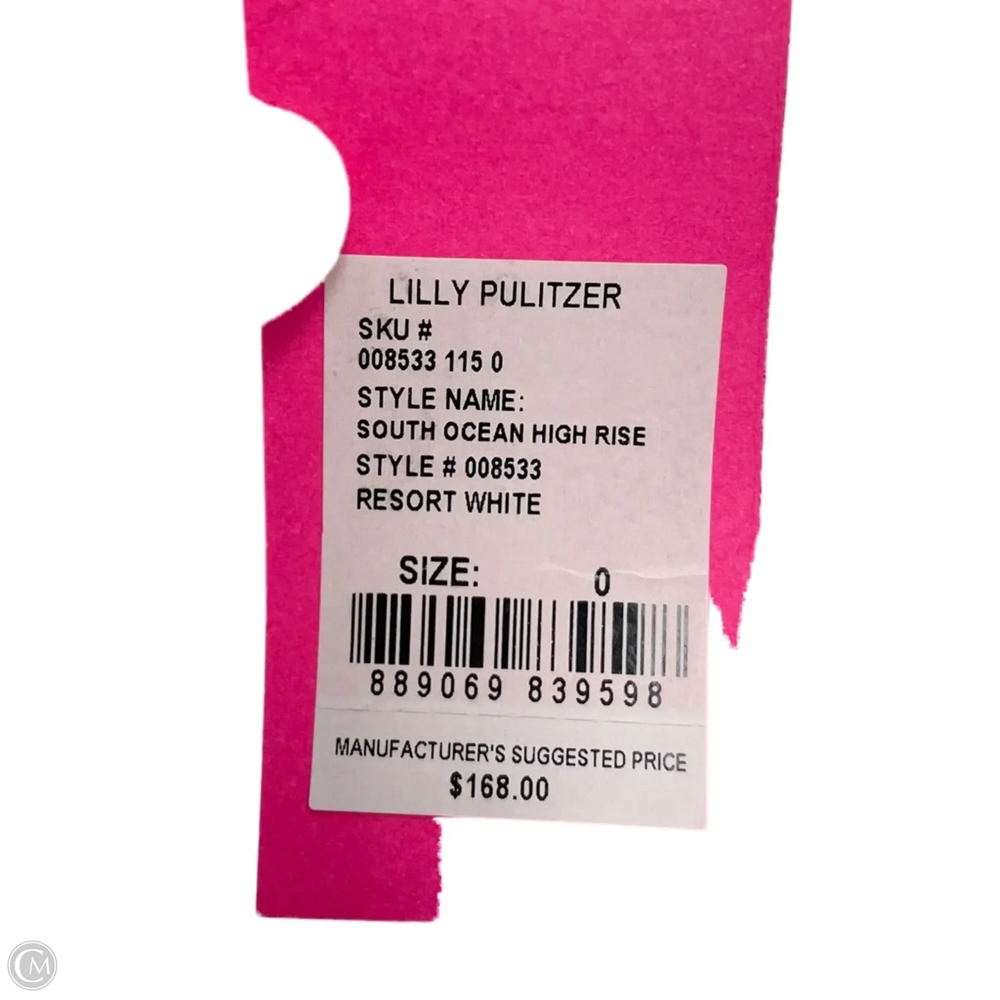 Pants Designer By Lilly Pulitzer In White, Size: 0