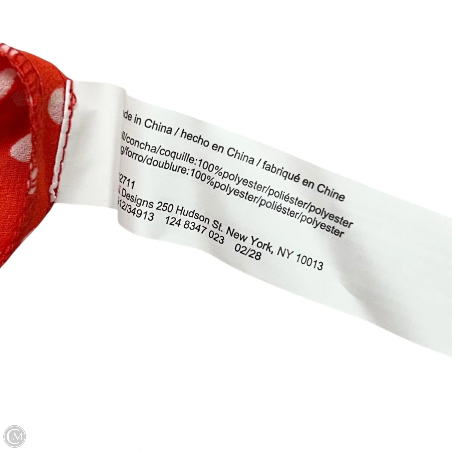 Dress Party Short By Eloquii In Red & White, Size: 2x