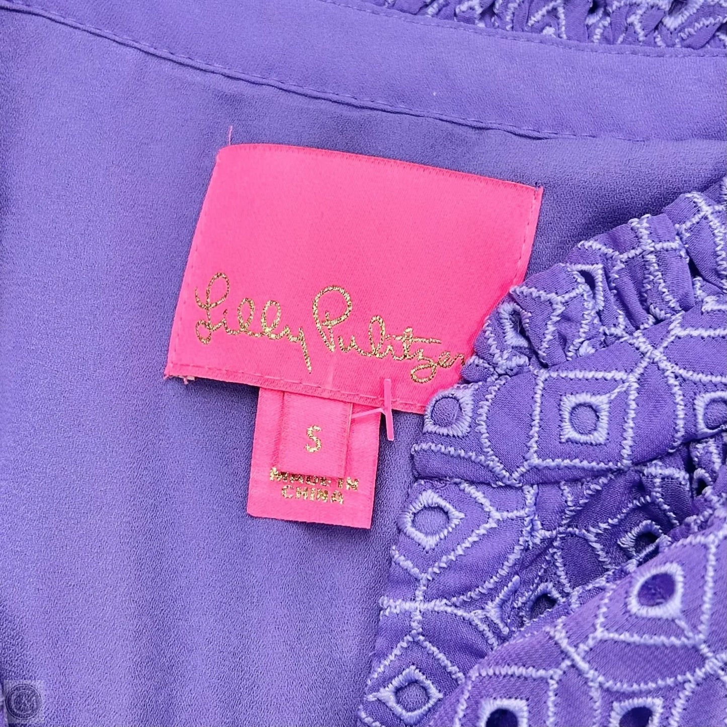 Dress Designer By Lilly Pulitzer In Purple, Size: S
