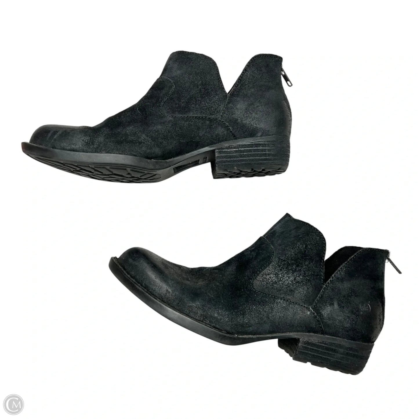 Boots Ankle Flats By Born In Black, Size: 8.5