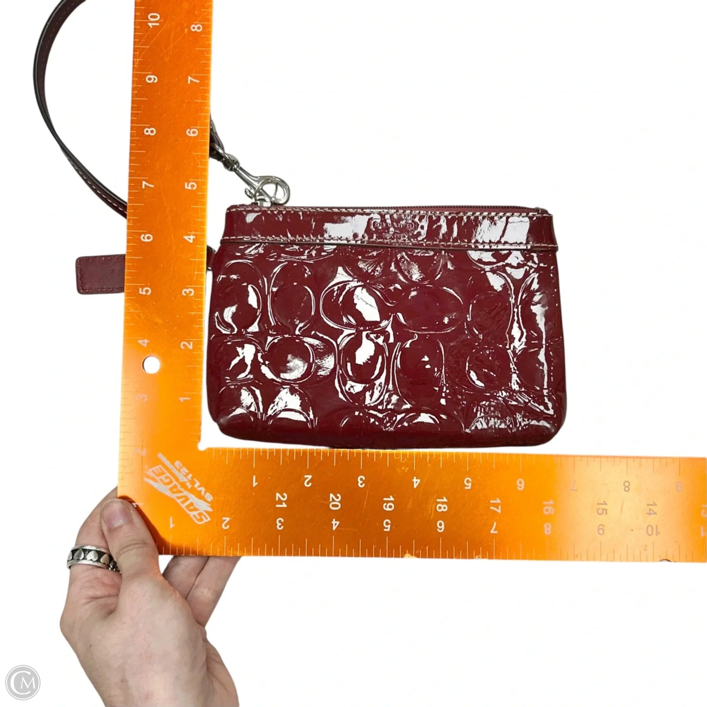 Wristlet Designer By Coach, Size: Medium