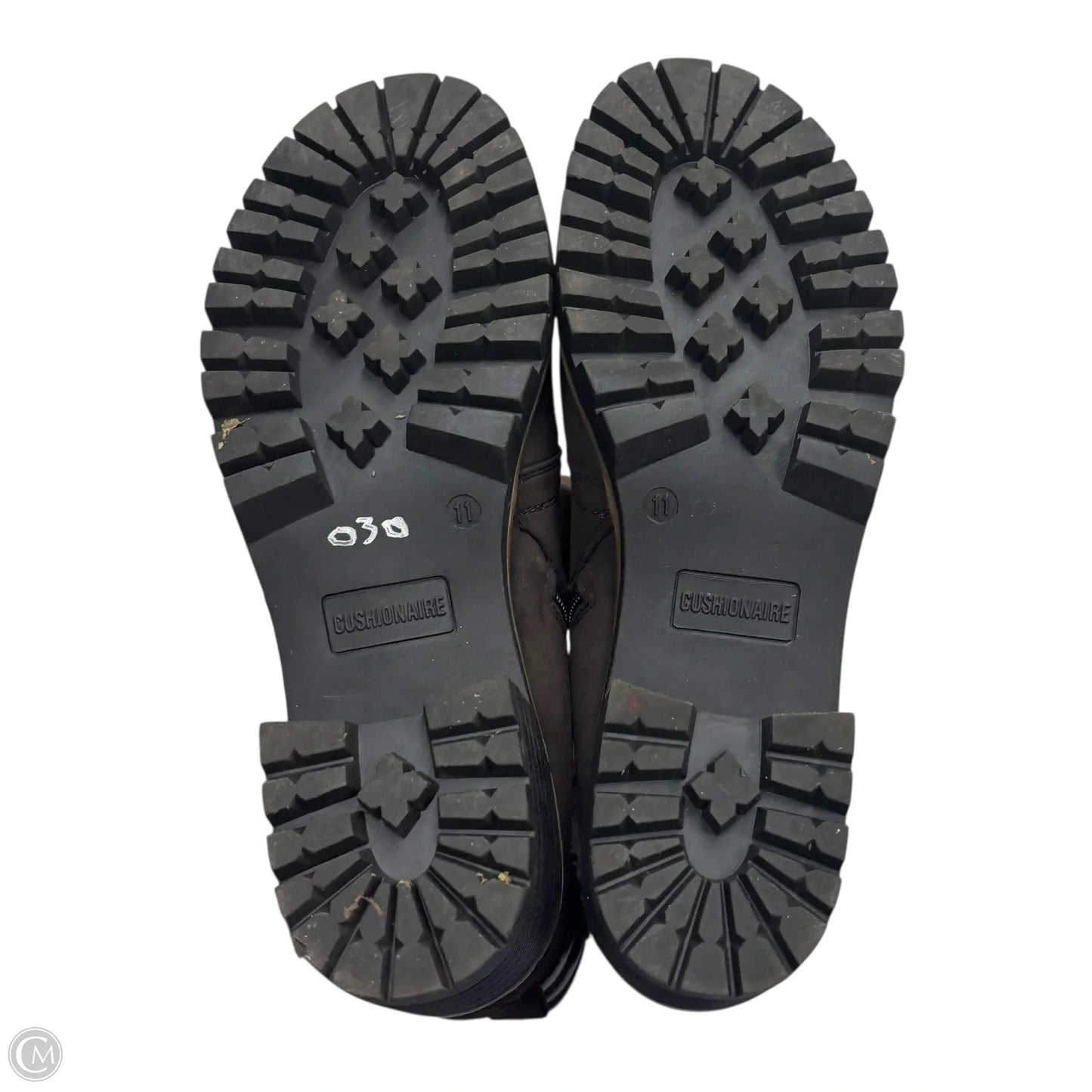 Boots Combat By Cushionaire In Brown, Size: 11