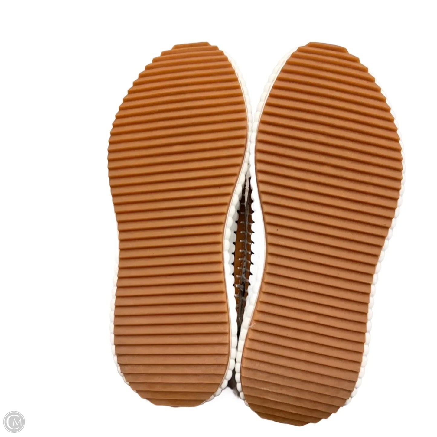 Shoes Sneakers By Claudia Ghizzani In Cream & Tan, Size: 8.5