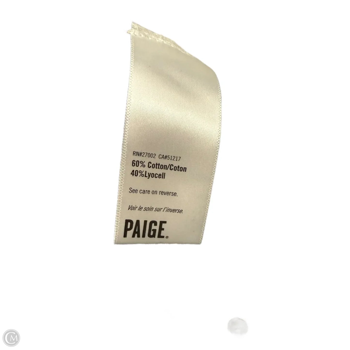 Jacket Denim By Paige In Blue Denim, Size: Xs