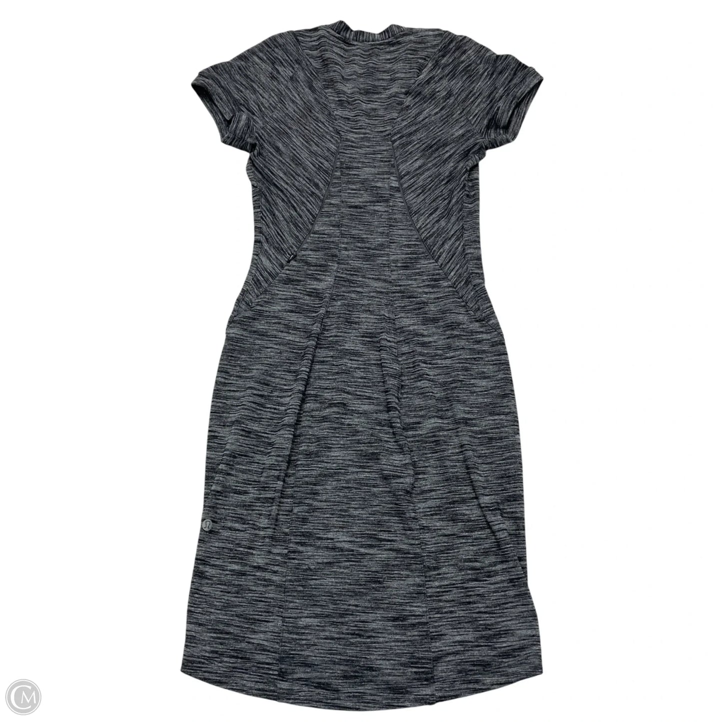 Athletic Dress By Lululemon In Black & Grey, Size: Xs
