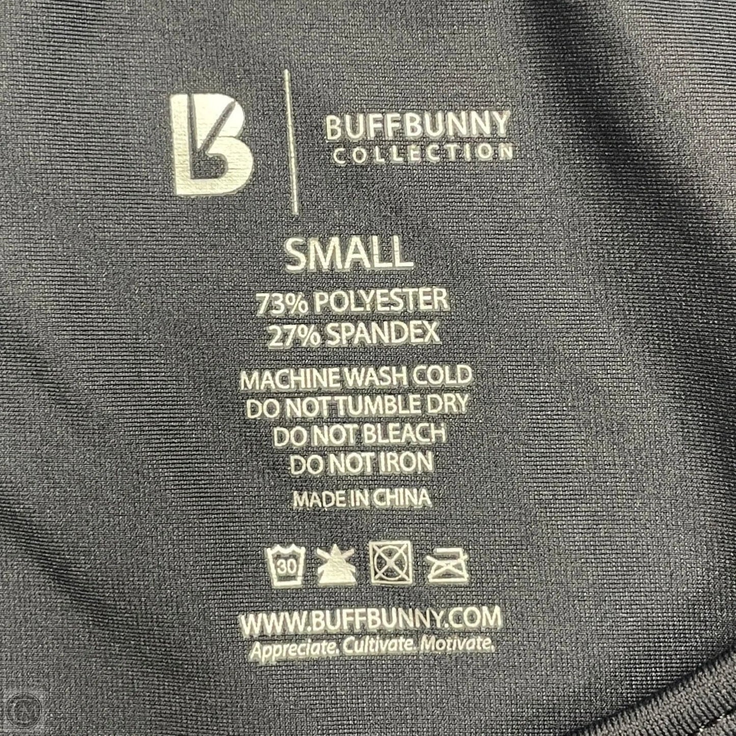 Athletic Tank Top By BuffBunny In Black & Gold, Size: S