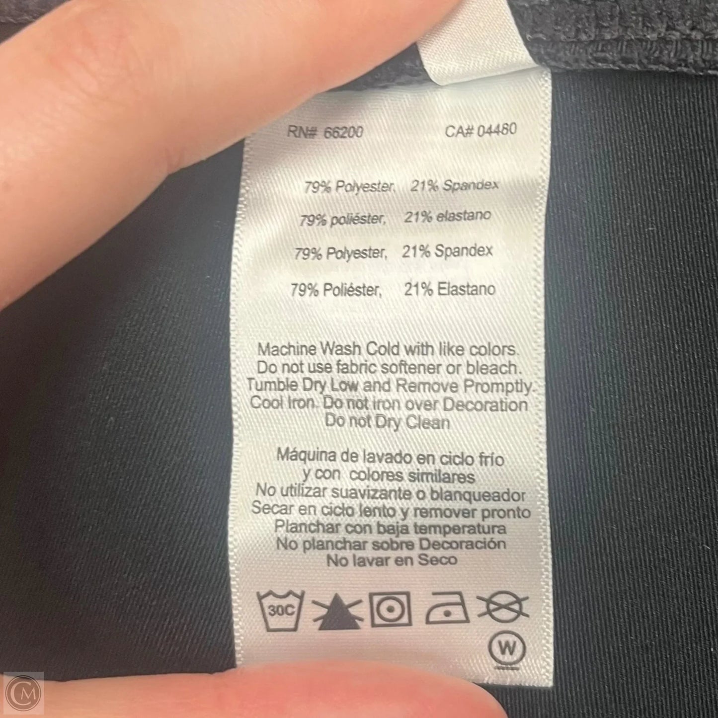 Athletic Leggings By Asics In Black, Size: L