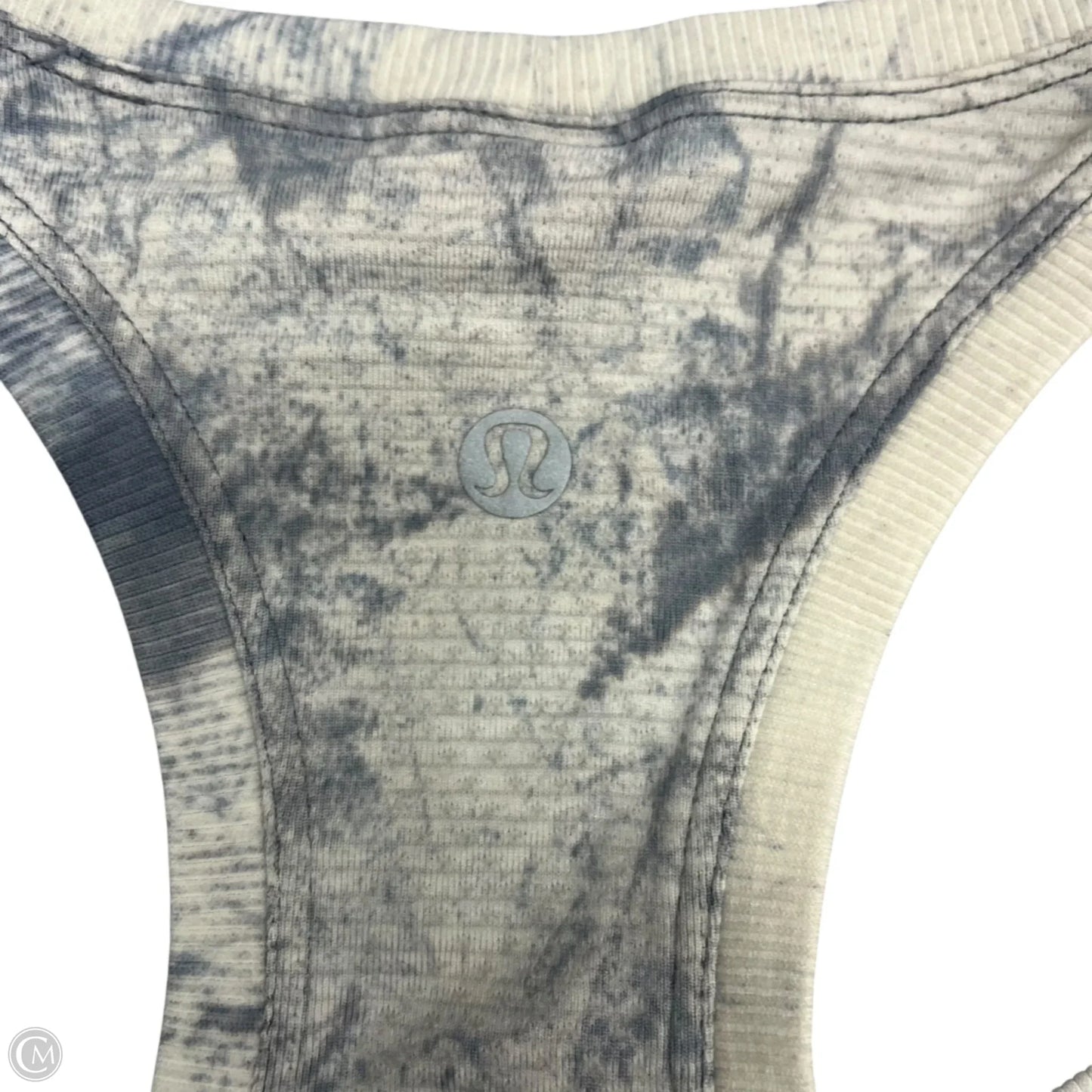 Athletic Tank Top By Lululemon In Blue & Grey, Size: M