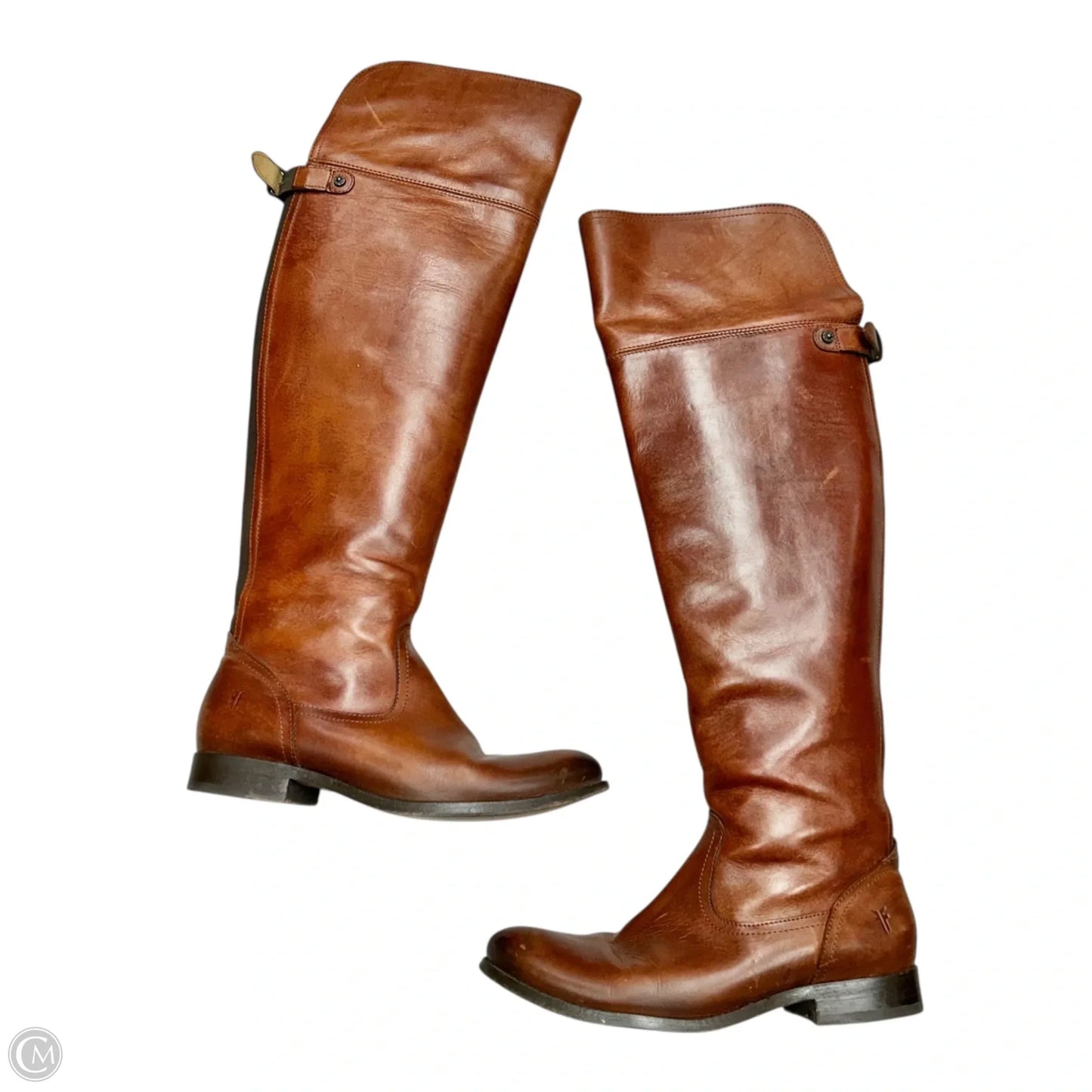 Boots Designer By Frye In Brown, Size: 8