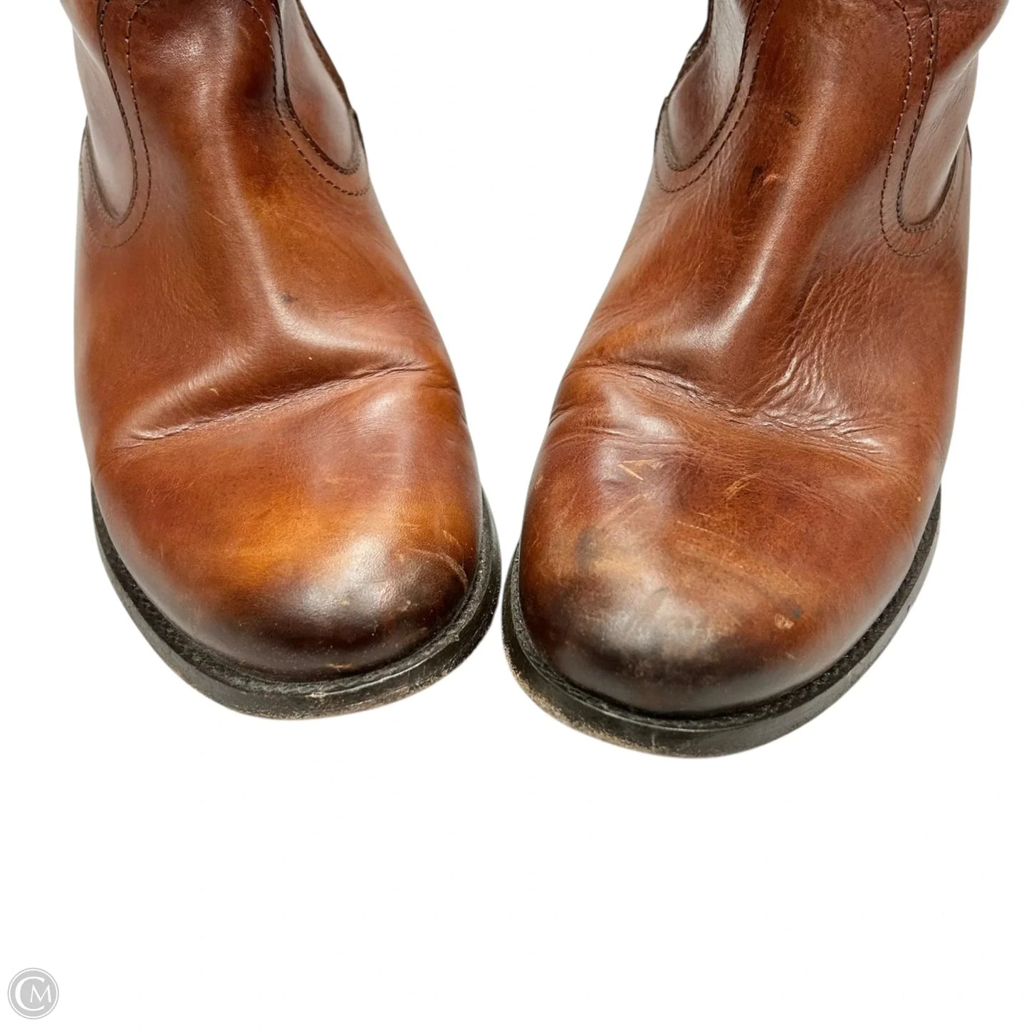 Boots Designer By Frye In Brown, Size: 8