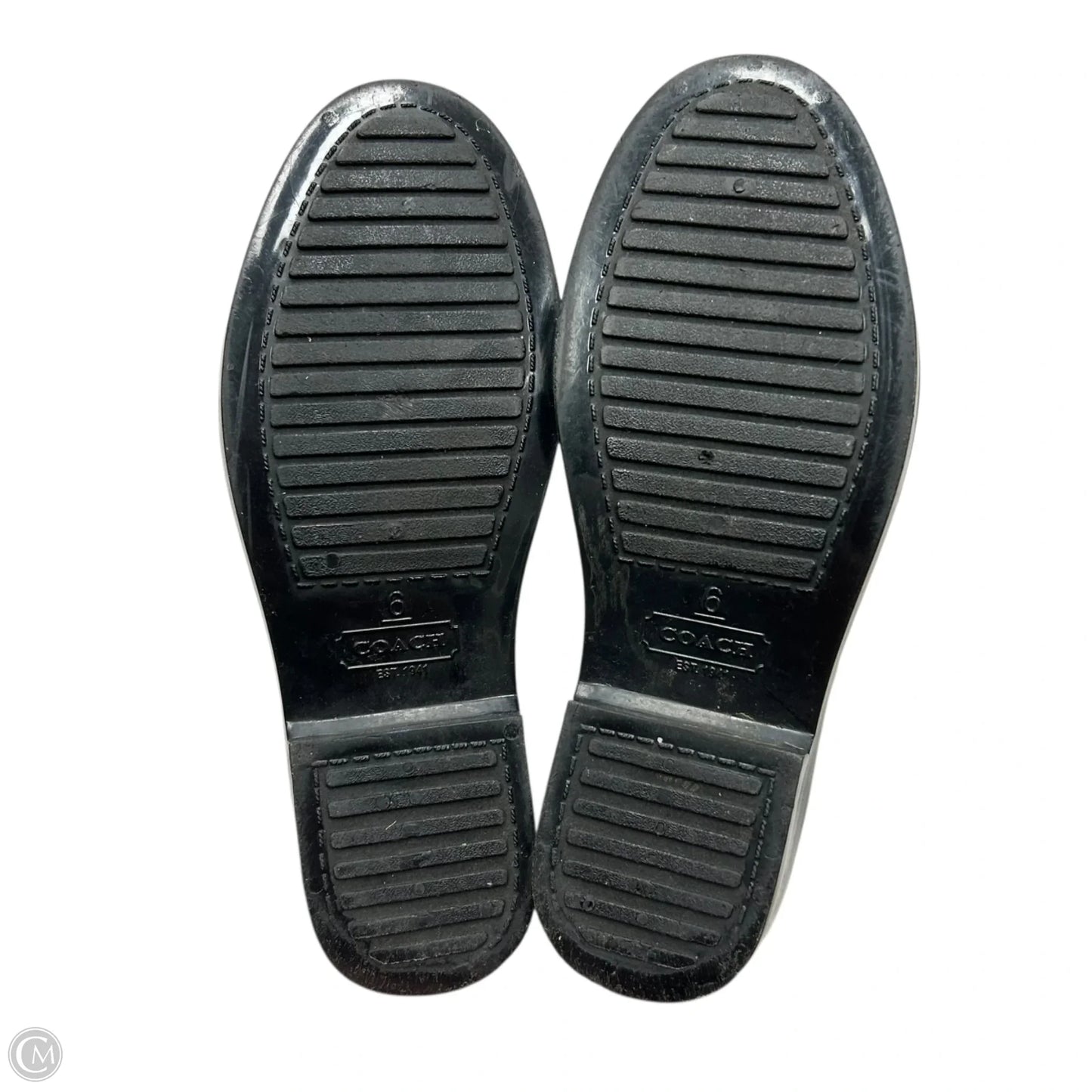 Boots Designer By Coach In Black, Size: 6