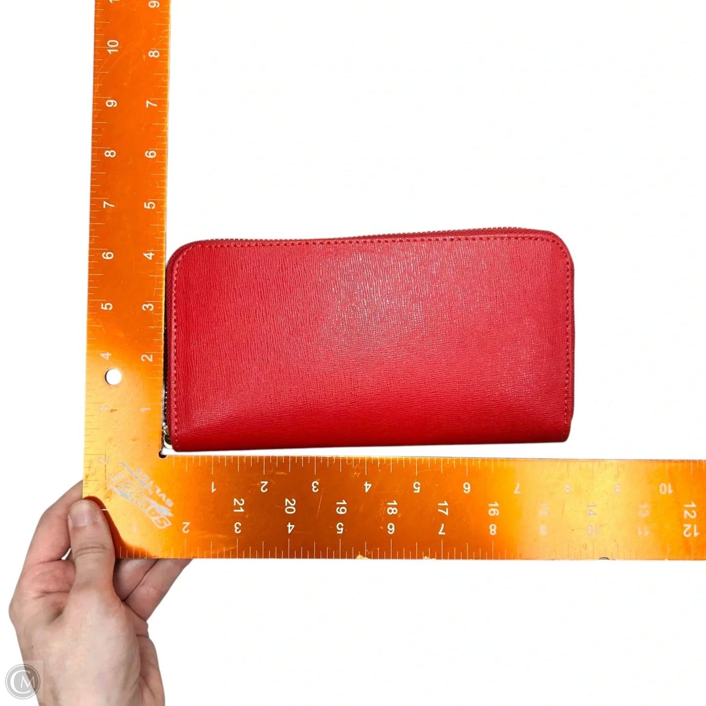 Wallet Leather By Vera Pelle, Size: Large