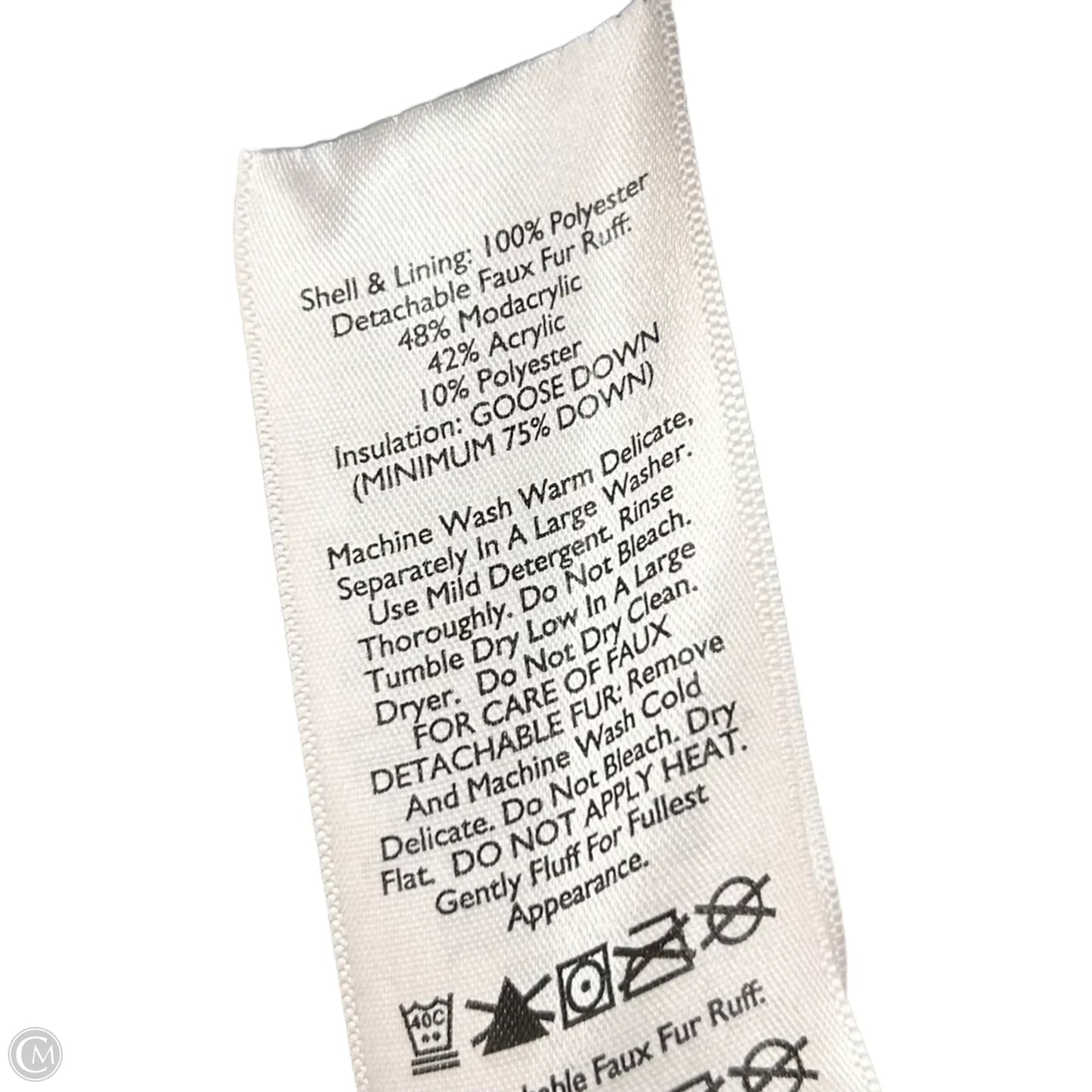 Coat Puffer & Quilted By Eddie Bauer In Grey, Size: M