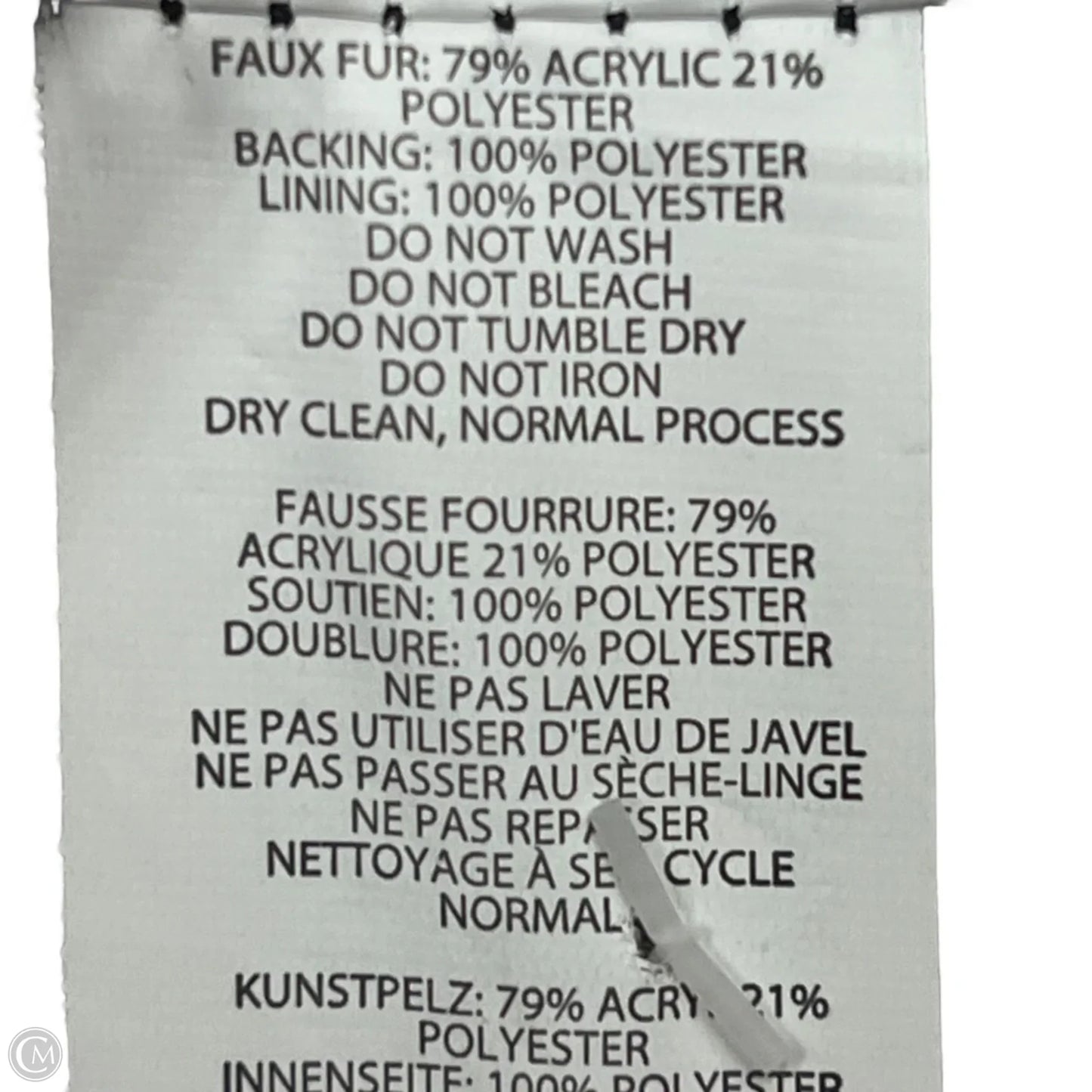 Coat Faux Fur & Sherpa By Boohoo Boutique In Animal Print, Size: M