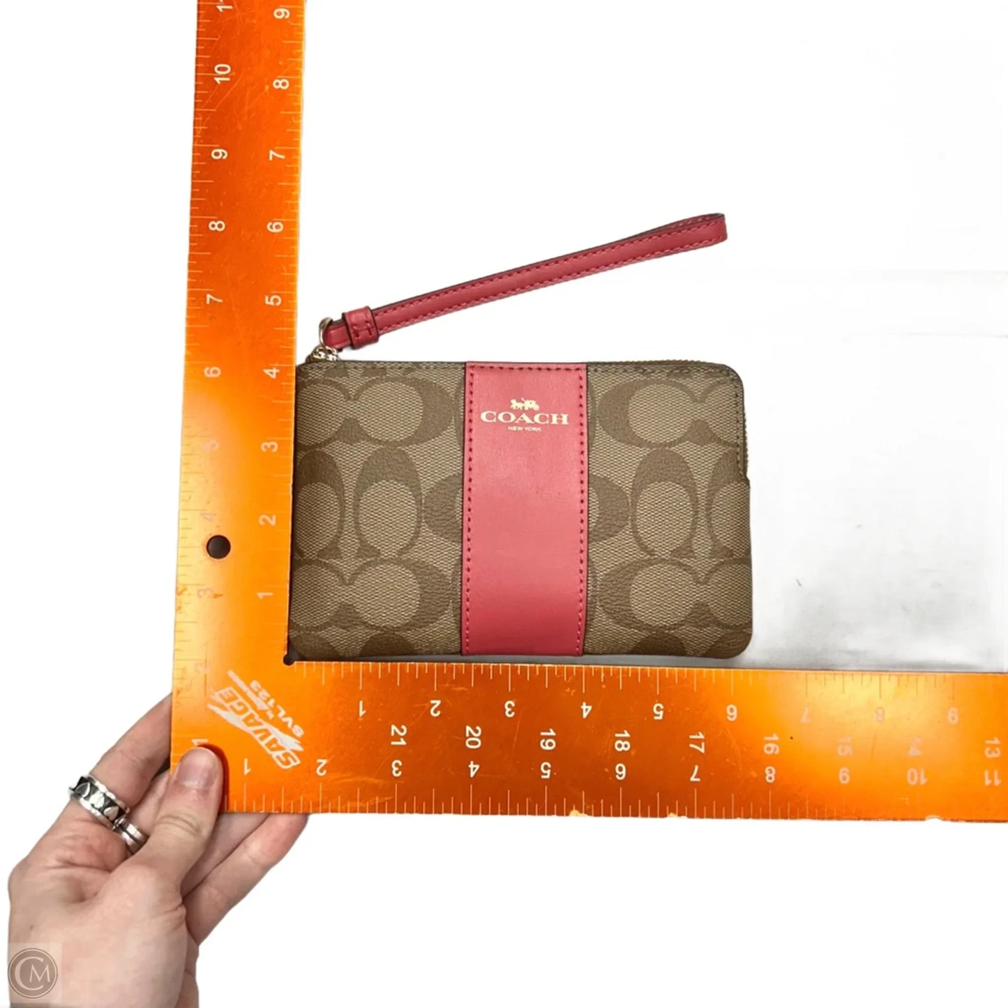 Wristlet Designer By Coach, Size: Small