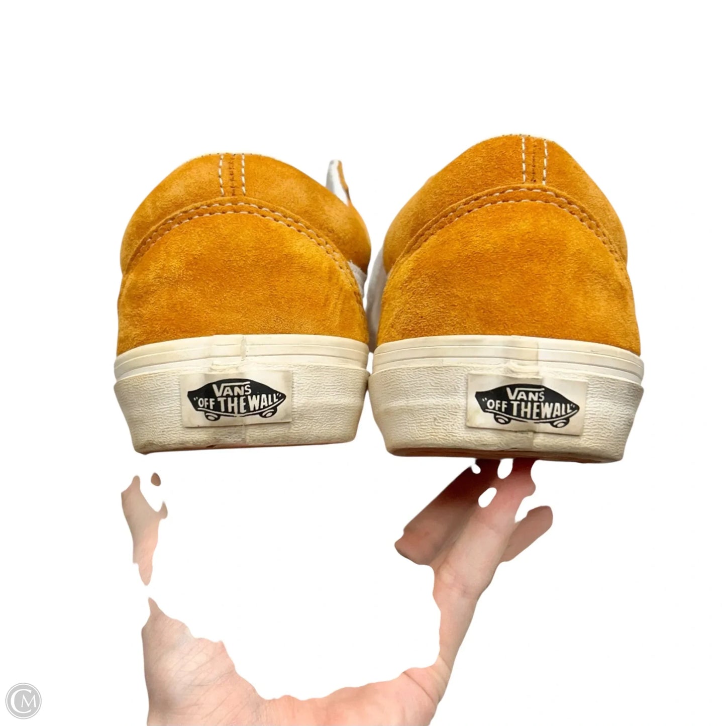 Shoes Sneakers By Vans In Camel, Size: 10