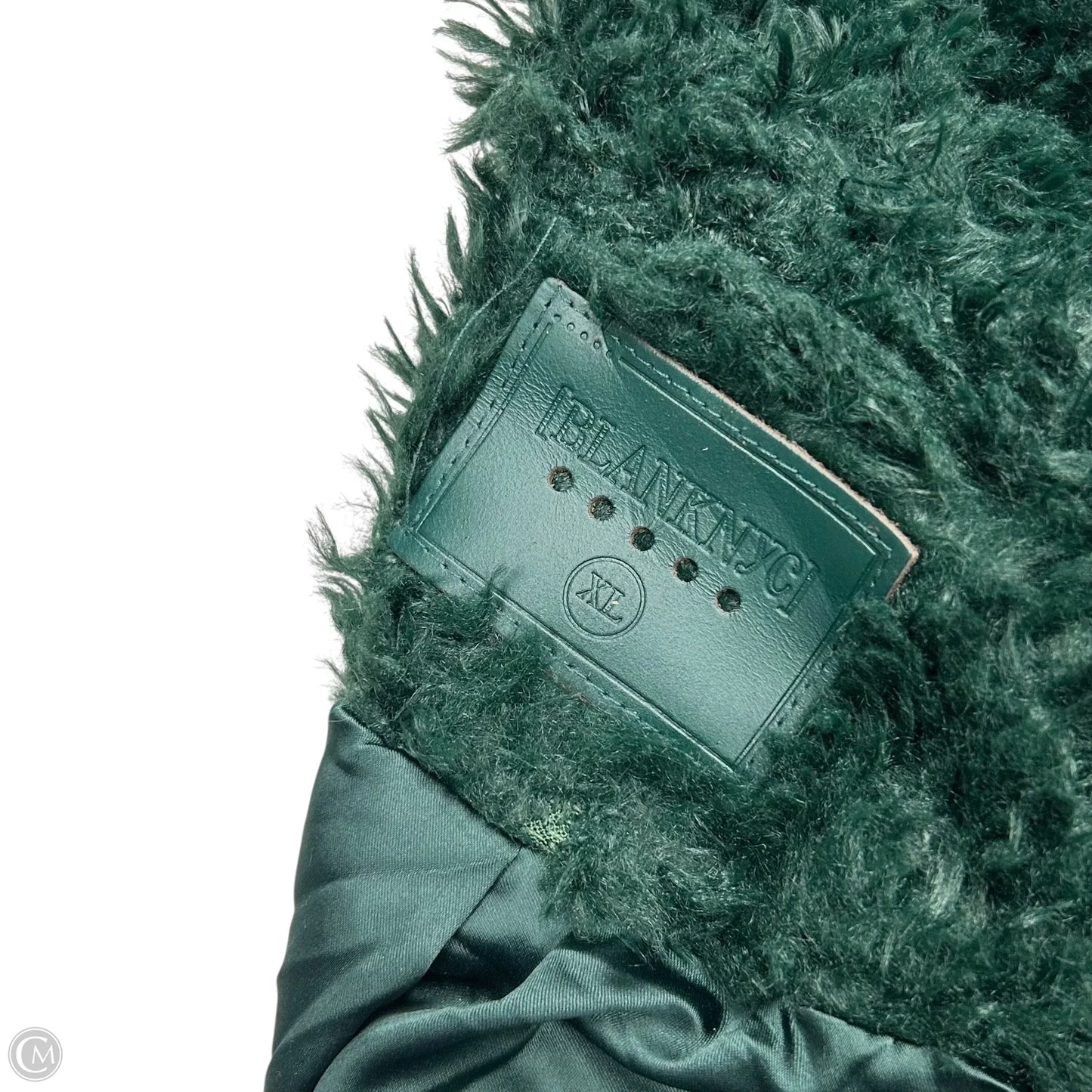 Coat Faux Fur & Sherpa By Blanknyc In Green, Size: Xl