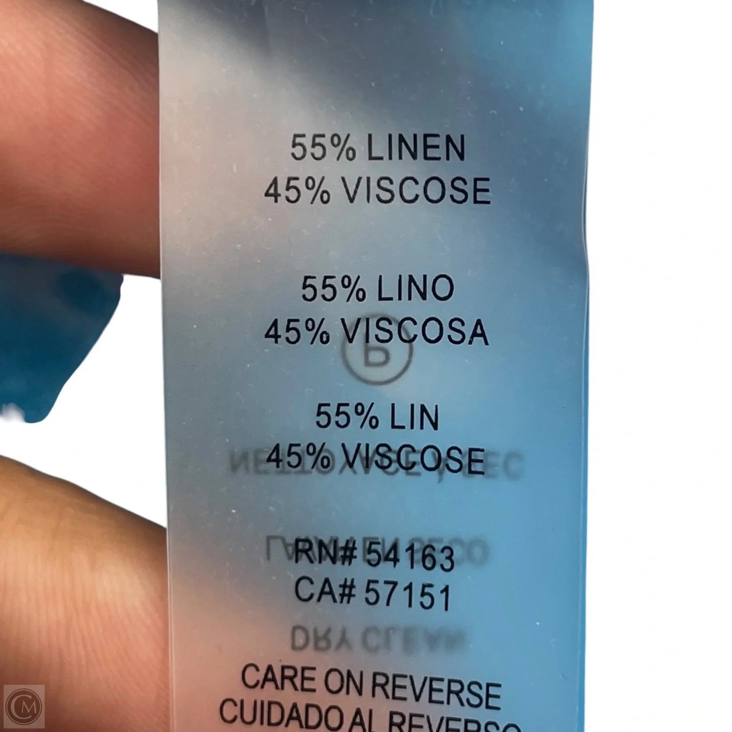 Dress Designer By Karl Lagerfeld In Blue, Size: 4