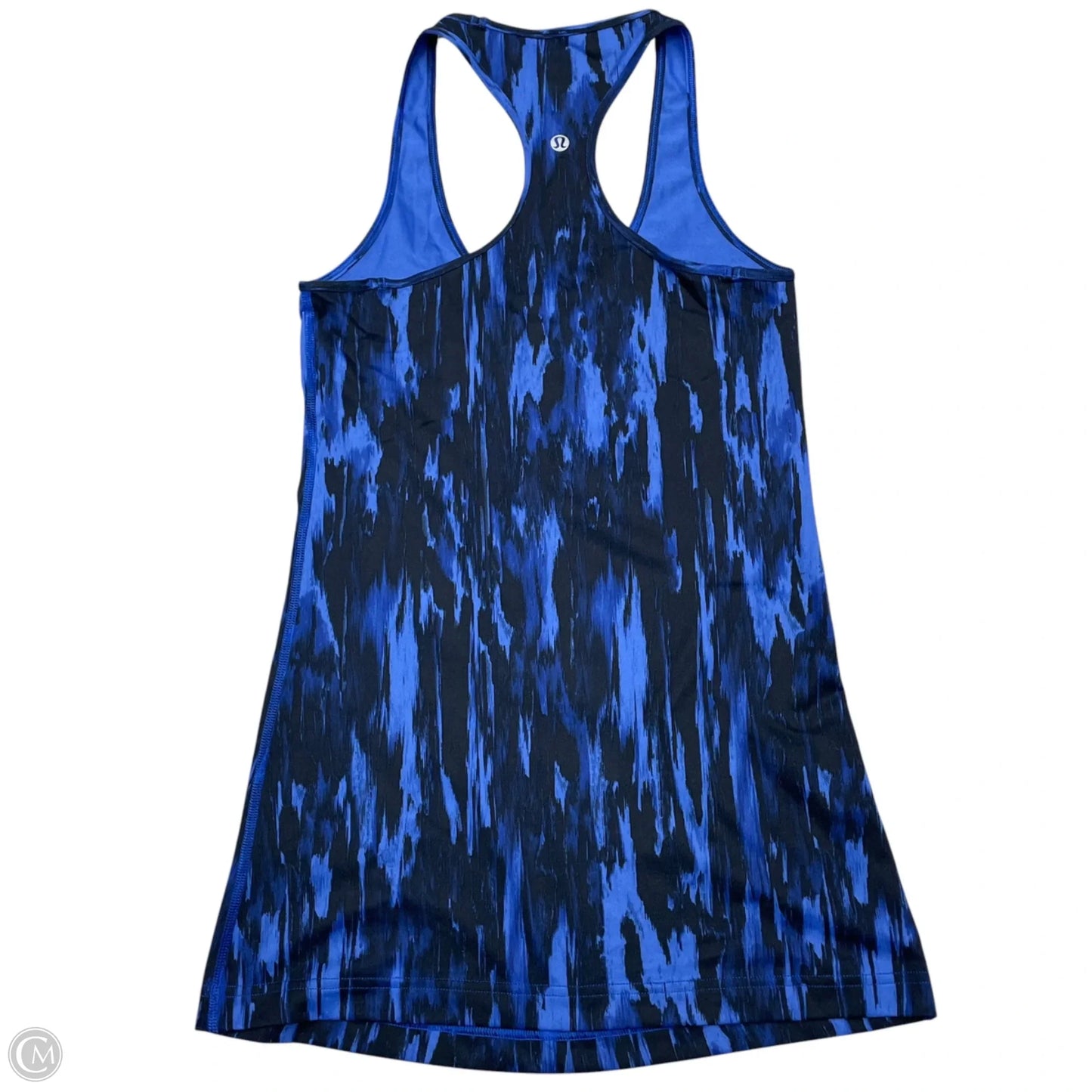 Athletic Tank Top By Lululemon In Black & Blue, Size: S