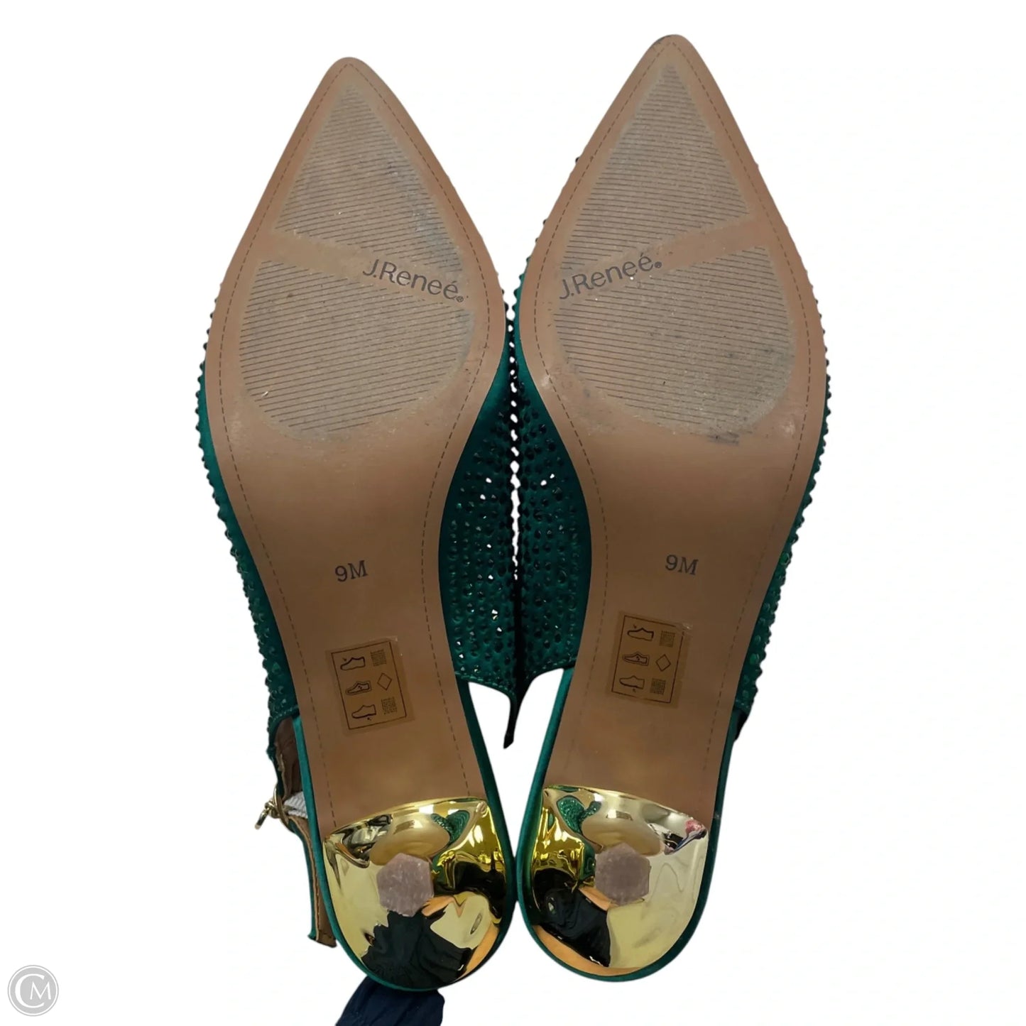 Shoes Heels Kitten By J Renee In Green, Size: 9