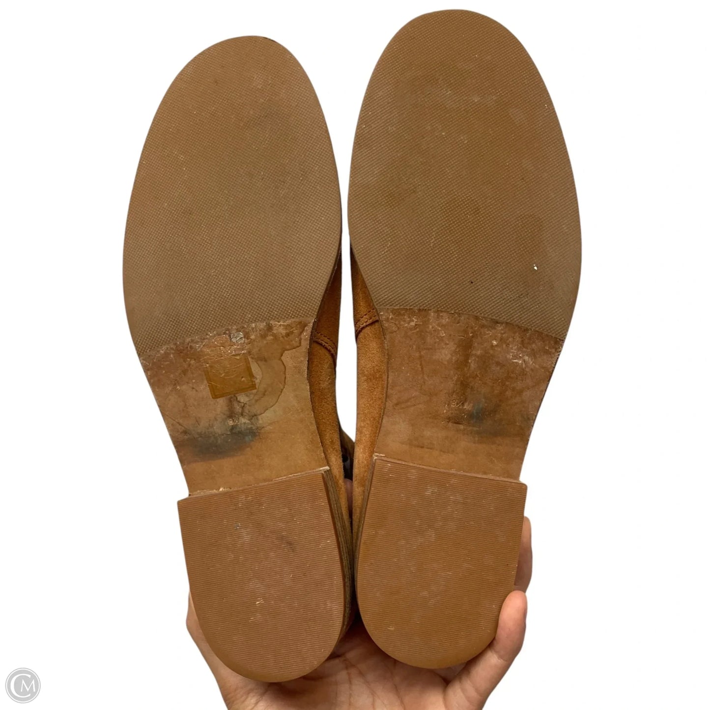 Boots Designer By Tory Burch In Tan, Size: 8.5