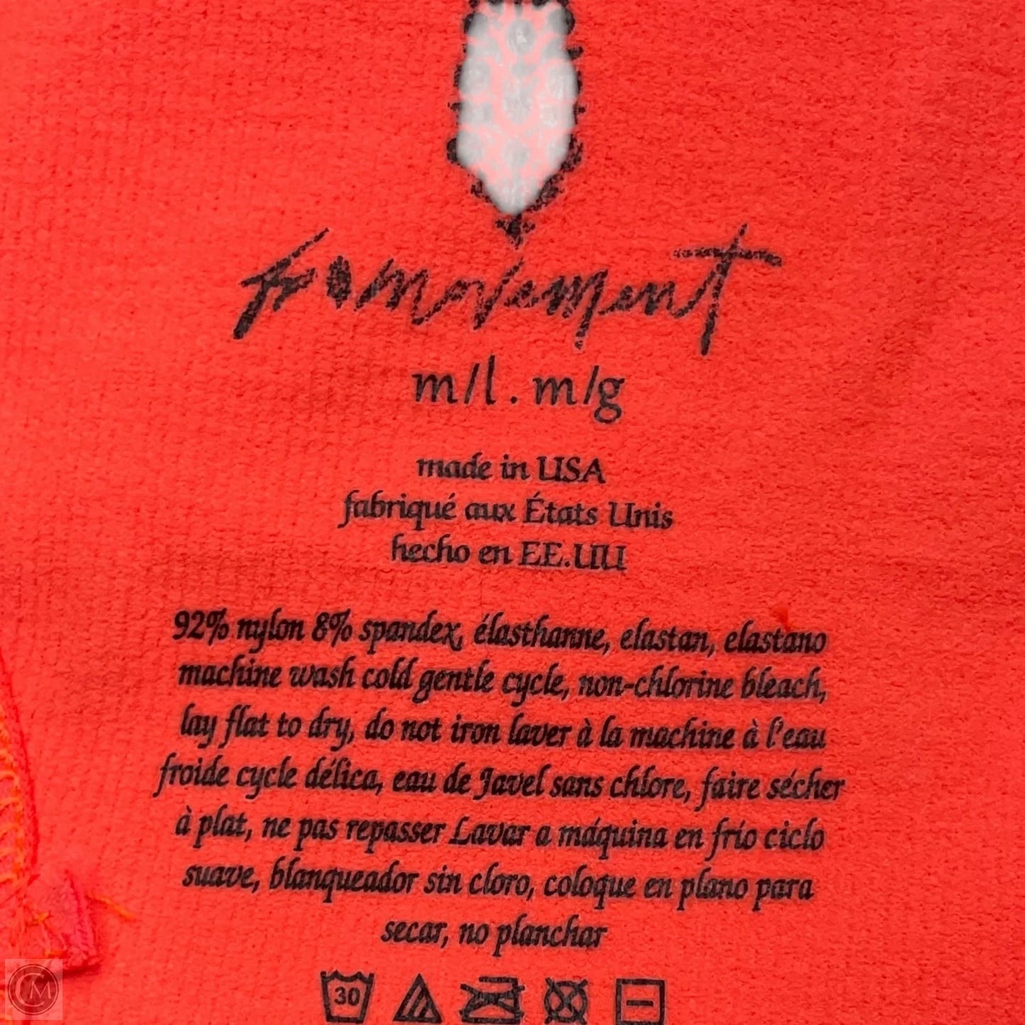 Tank Top By Free People In Orange, Size: M
