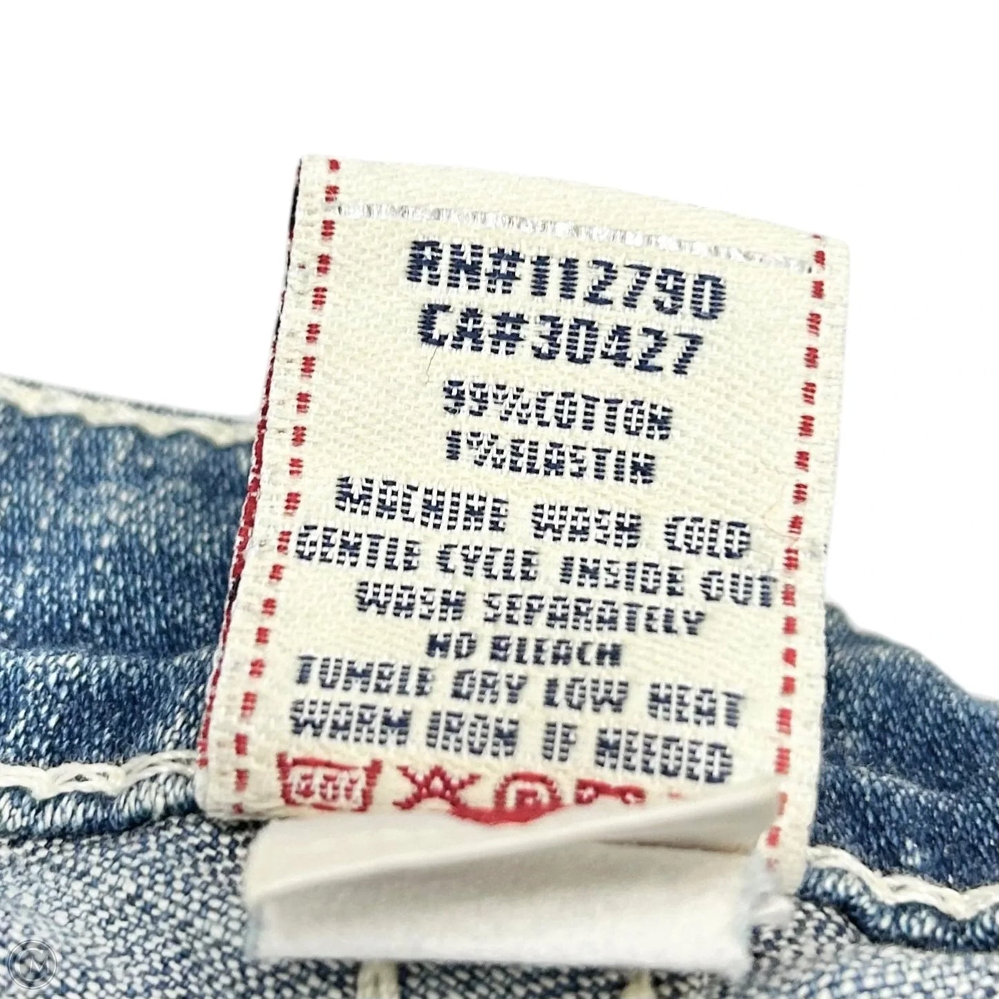 Jeans Boot Cut By True Religion In Blue Denim, Size: 2