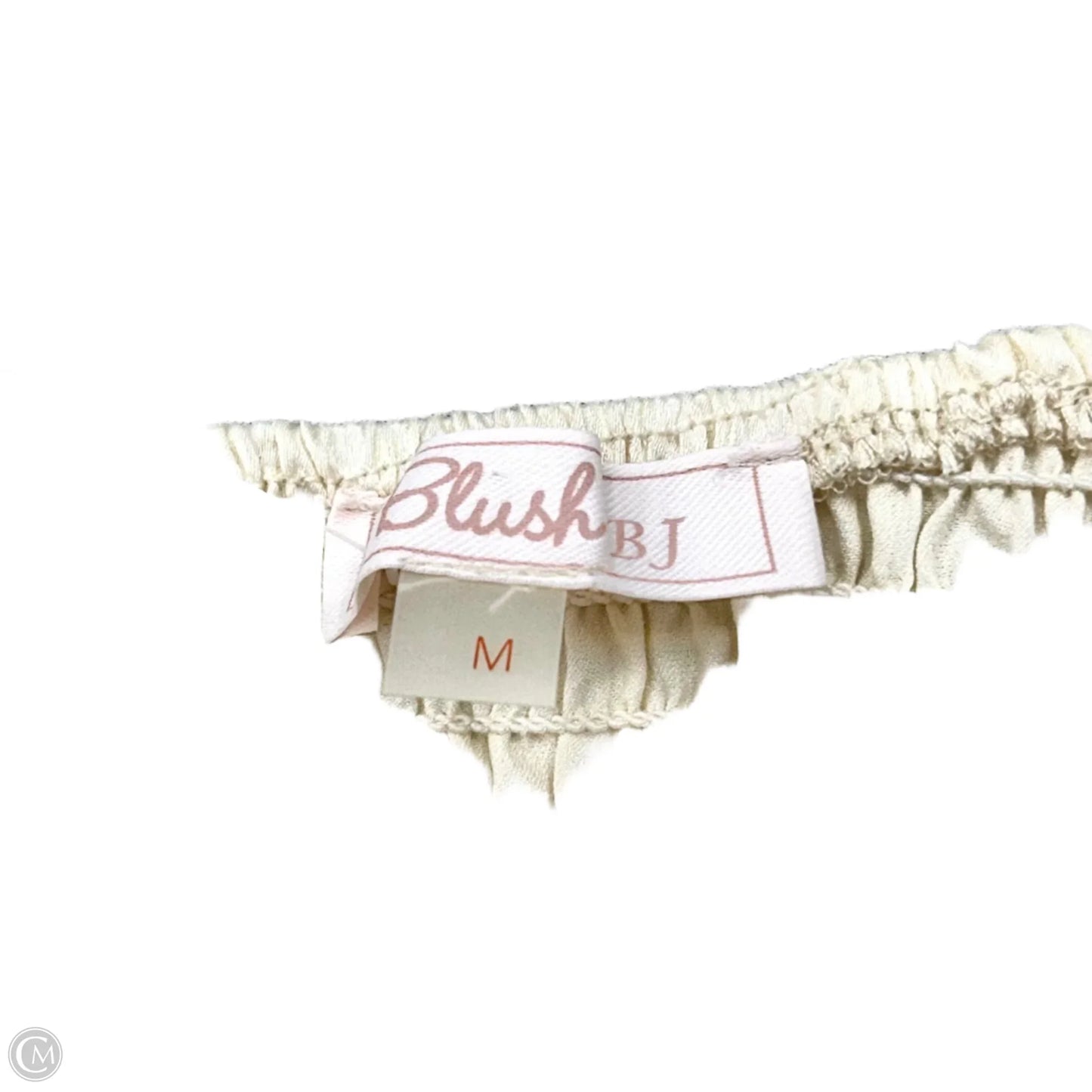 Top Long Sleeve By Blush In Ivory, Size: M
