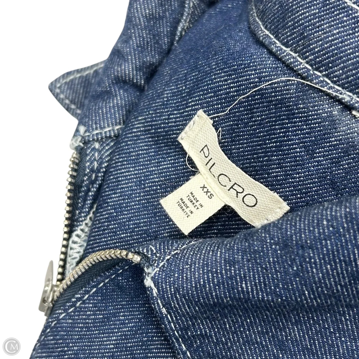 Tunic Long Sleeve By Pilcro In Blue Denim, Size: Xxs