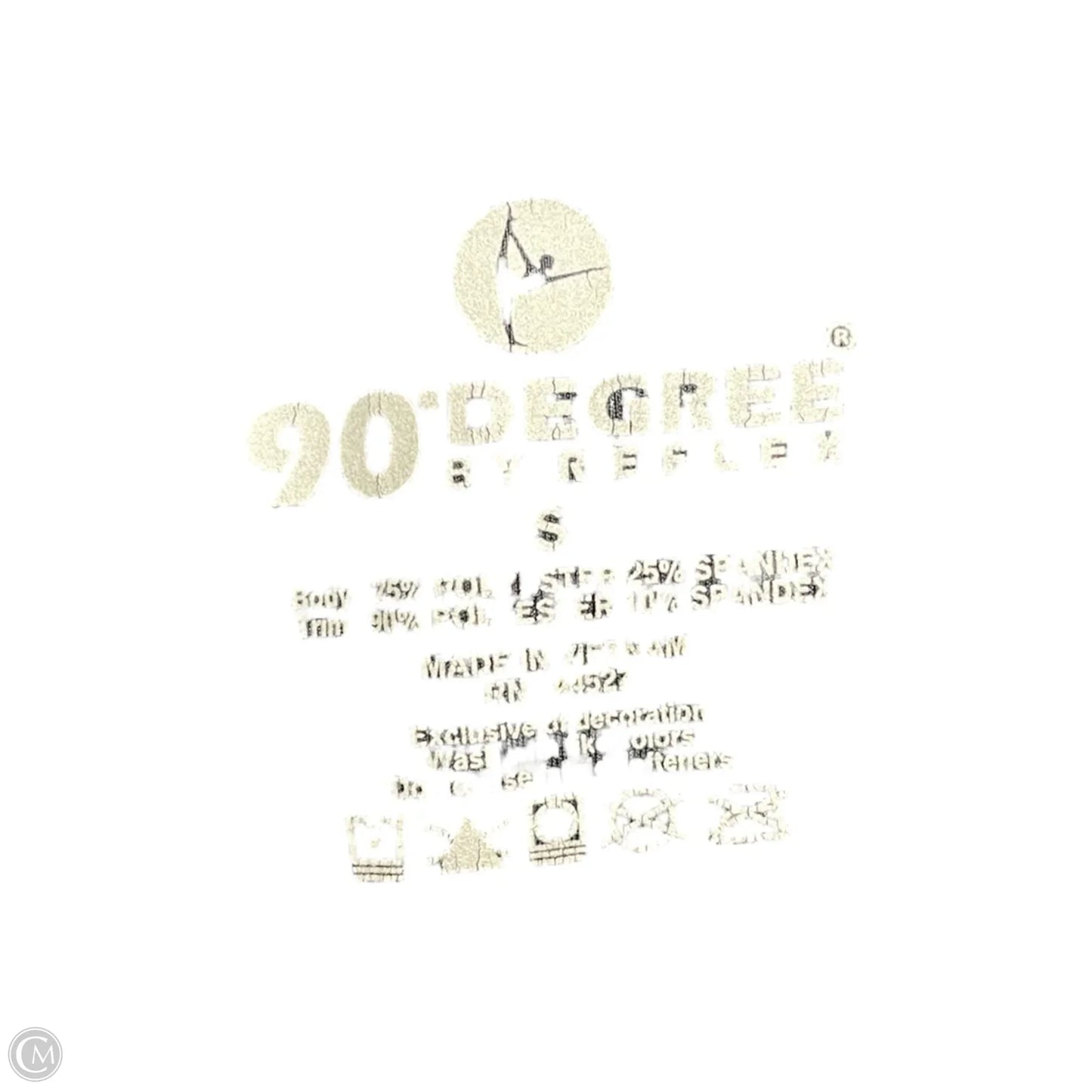 Athletic Leggings By 90 Degrees By Reflex In Black, Size: S