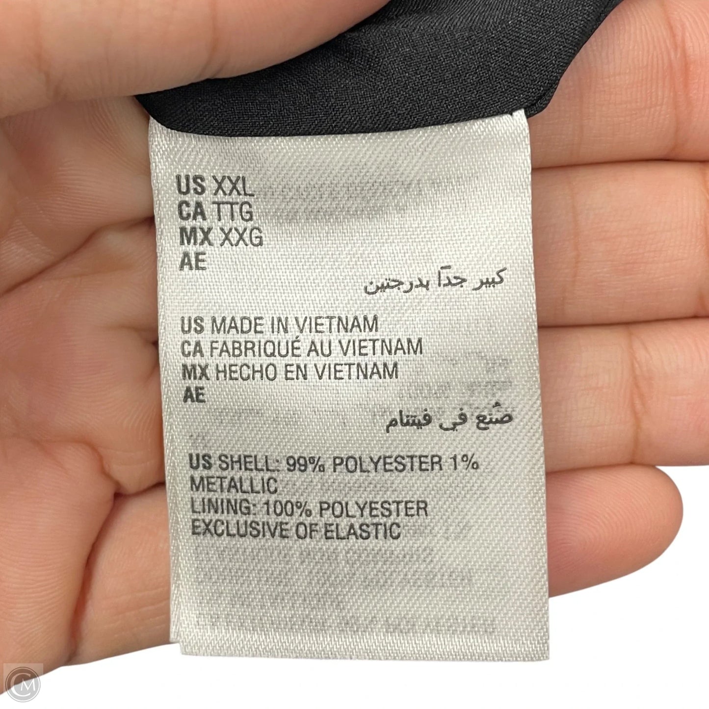 Top Long Sleeve By Inc In Black, Size: Xxl