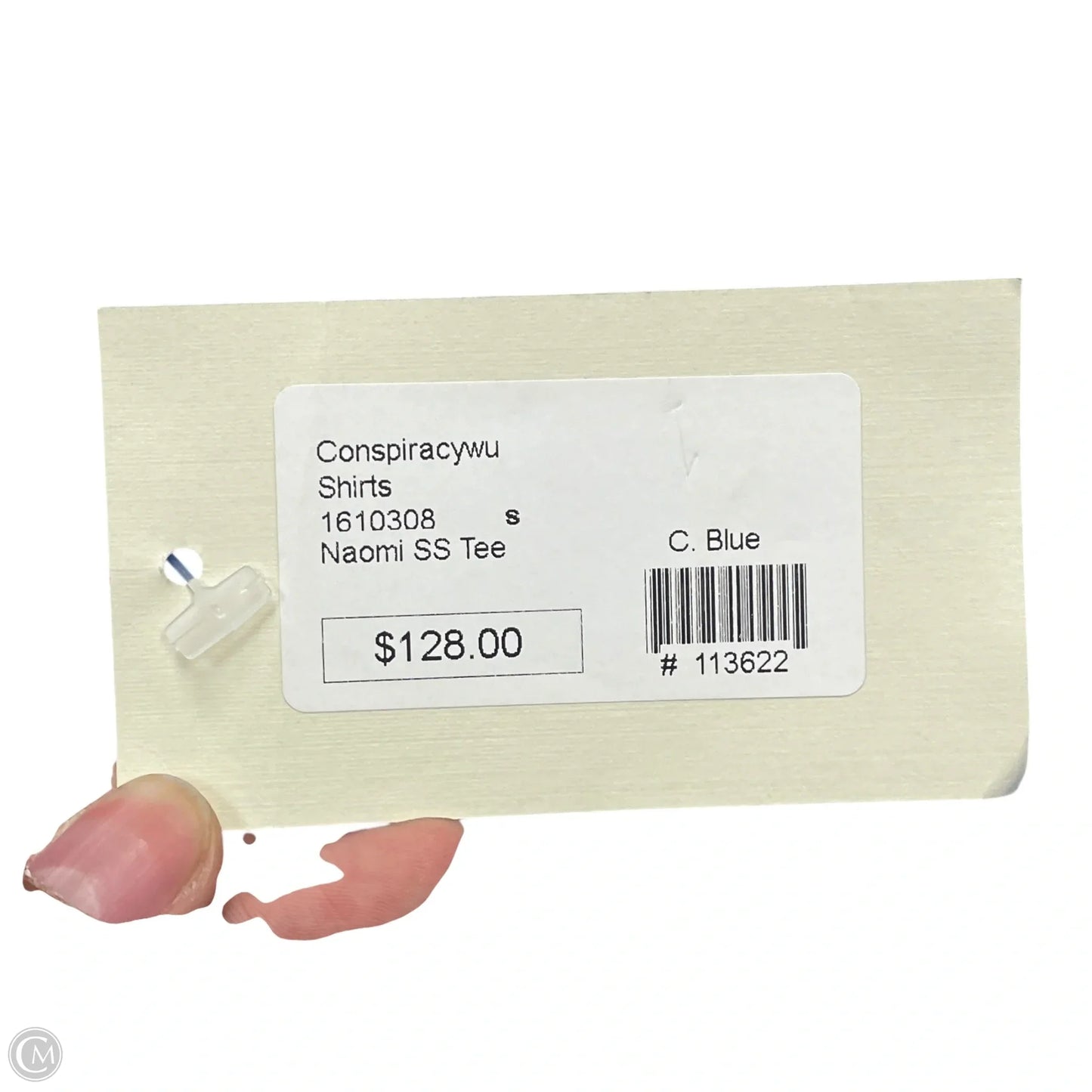 Top Short Sleeve Basic By Conspiracy In Blue, Size: S