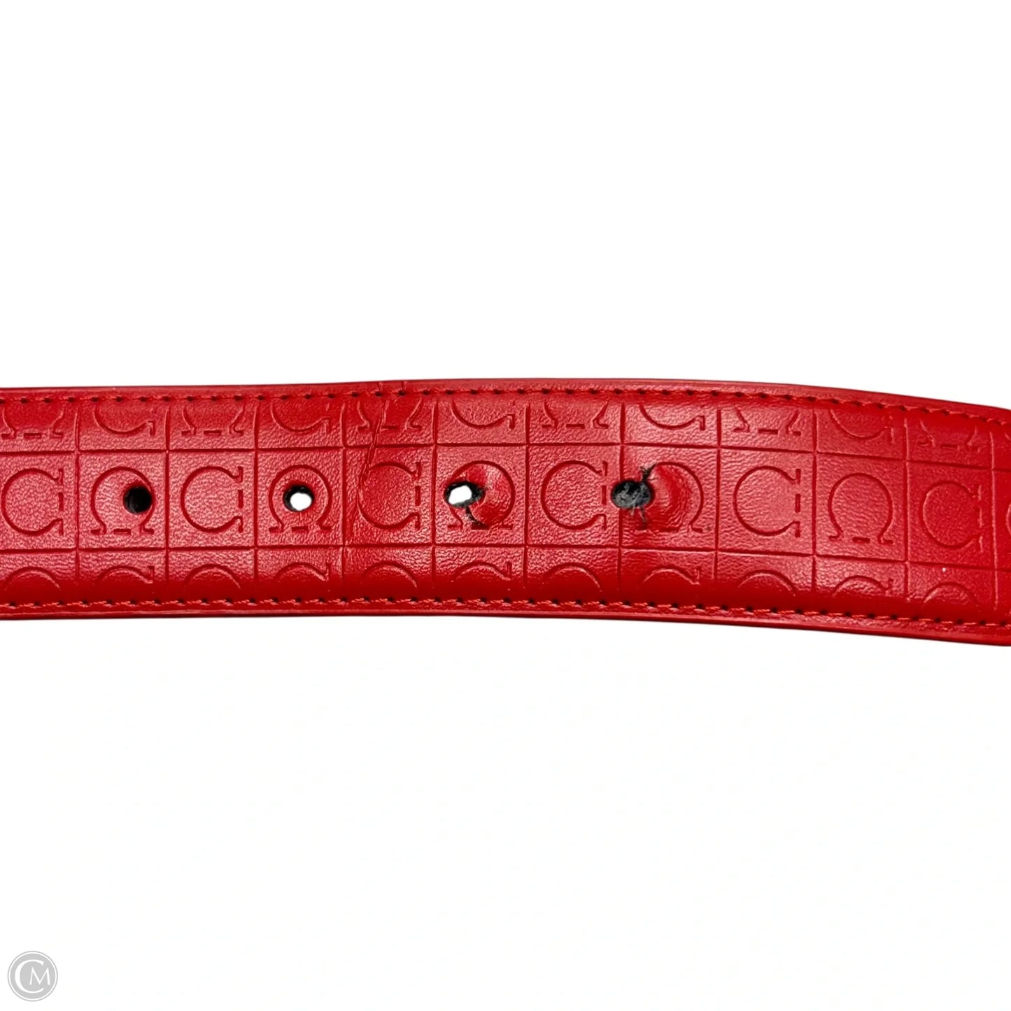 Belt Luxury Designer By Ferragamo, Size: M/L