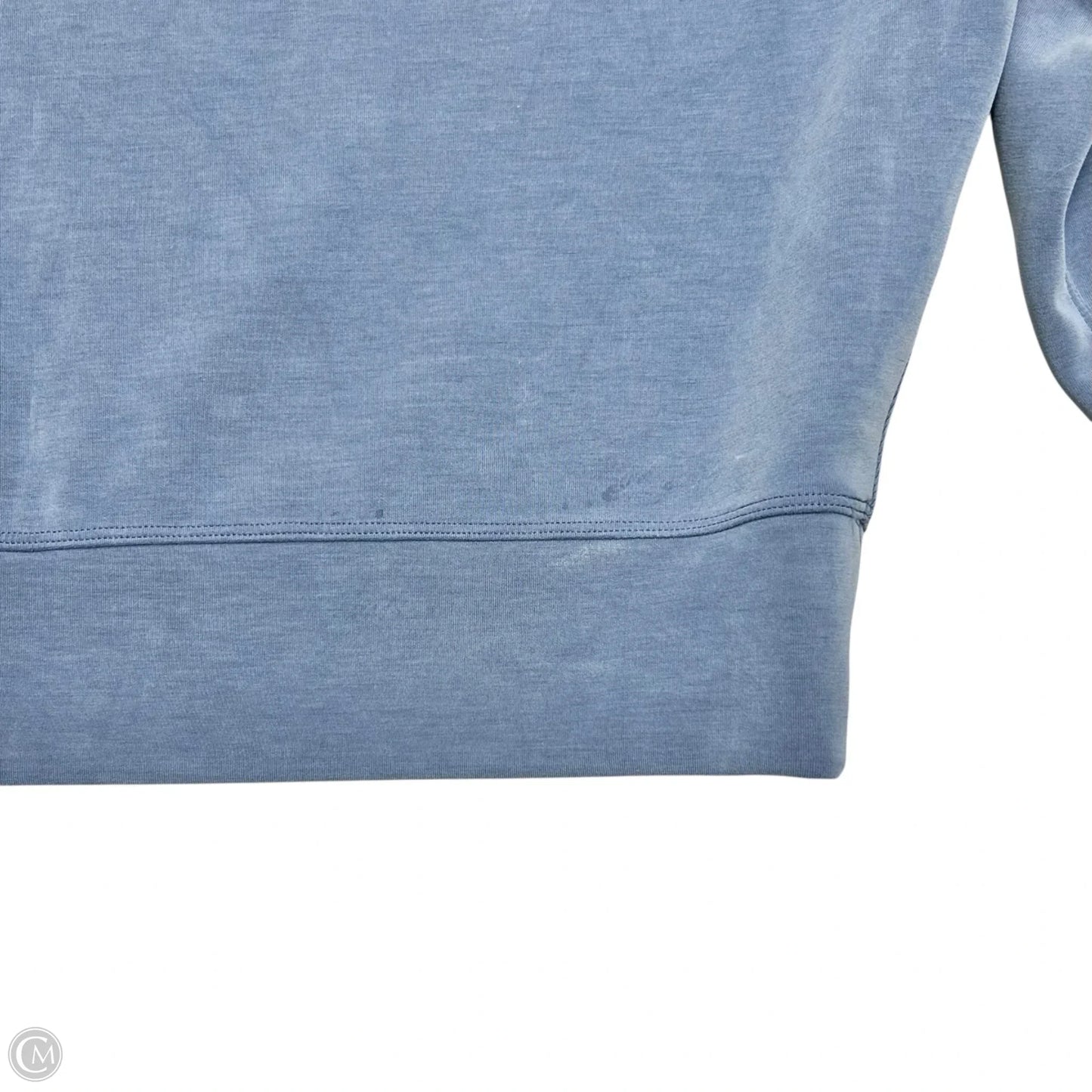 Athletic Sweatshirt Crewneck By Lululemon In Blue, Size: M