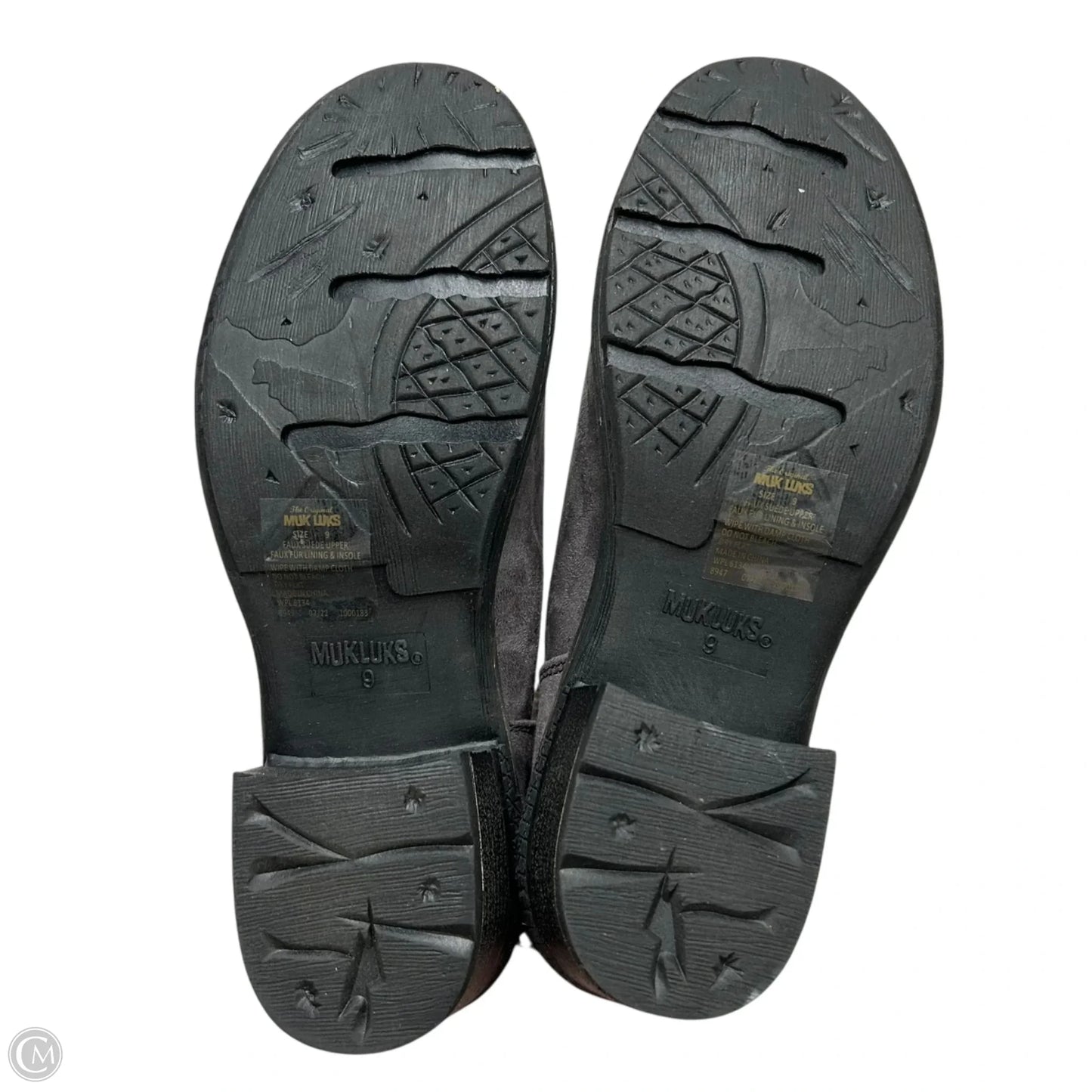 Boots Mid-calf Heels By Muk Luks In Grey, Size: 8