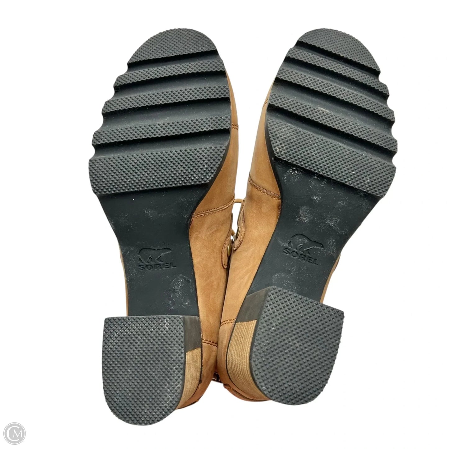 Boots Ankle Flats By Sorel In Tan, Size: 10