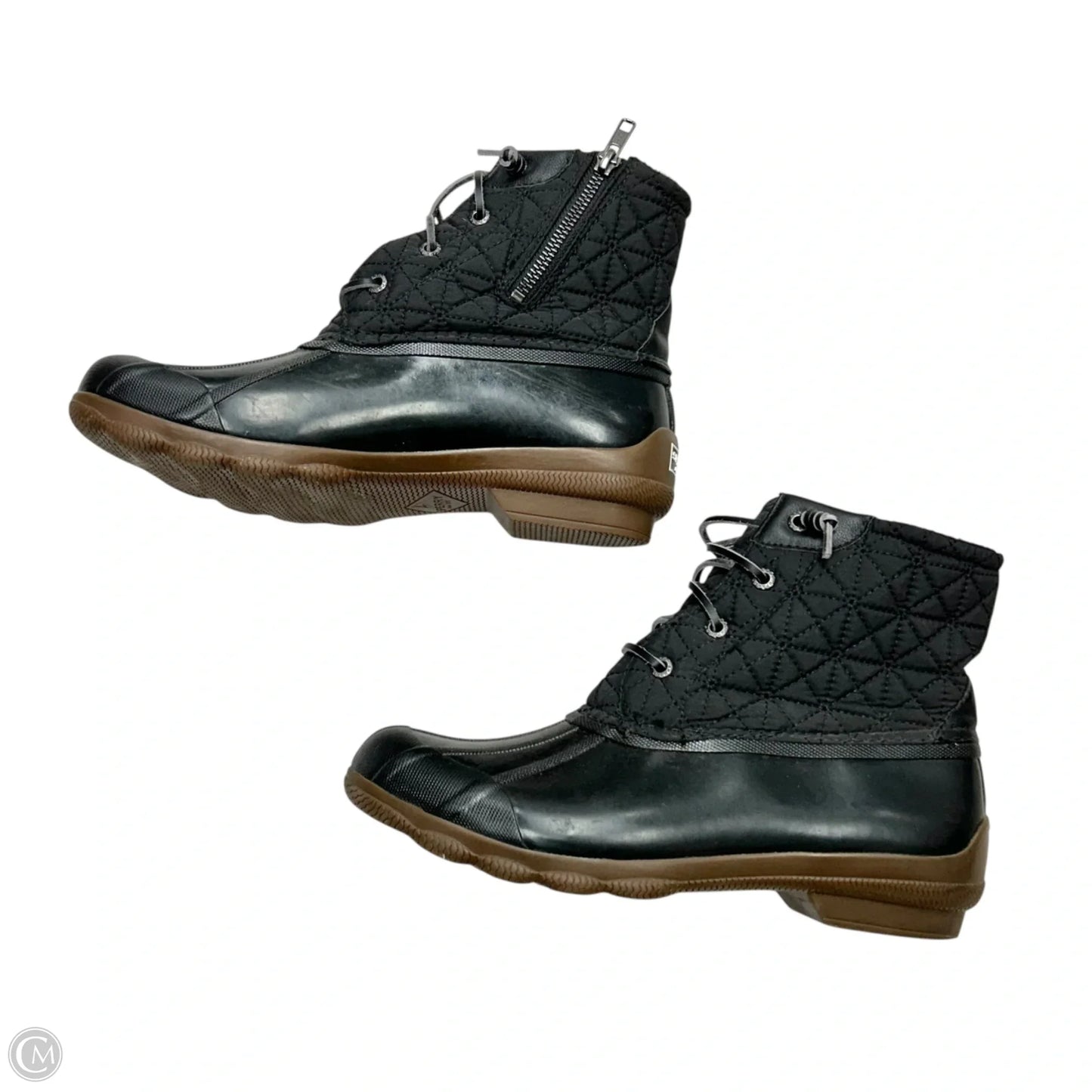 Boots Rain By Sperry In Black & Brown, Size: 9
