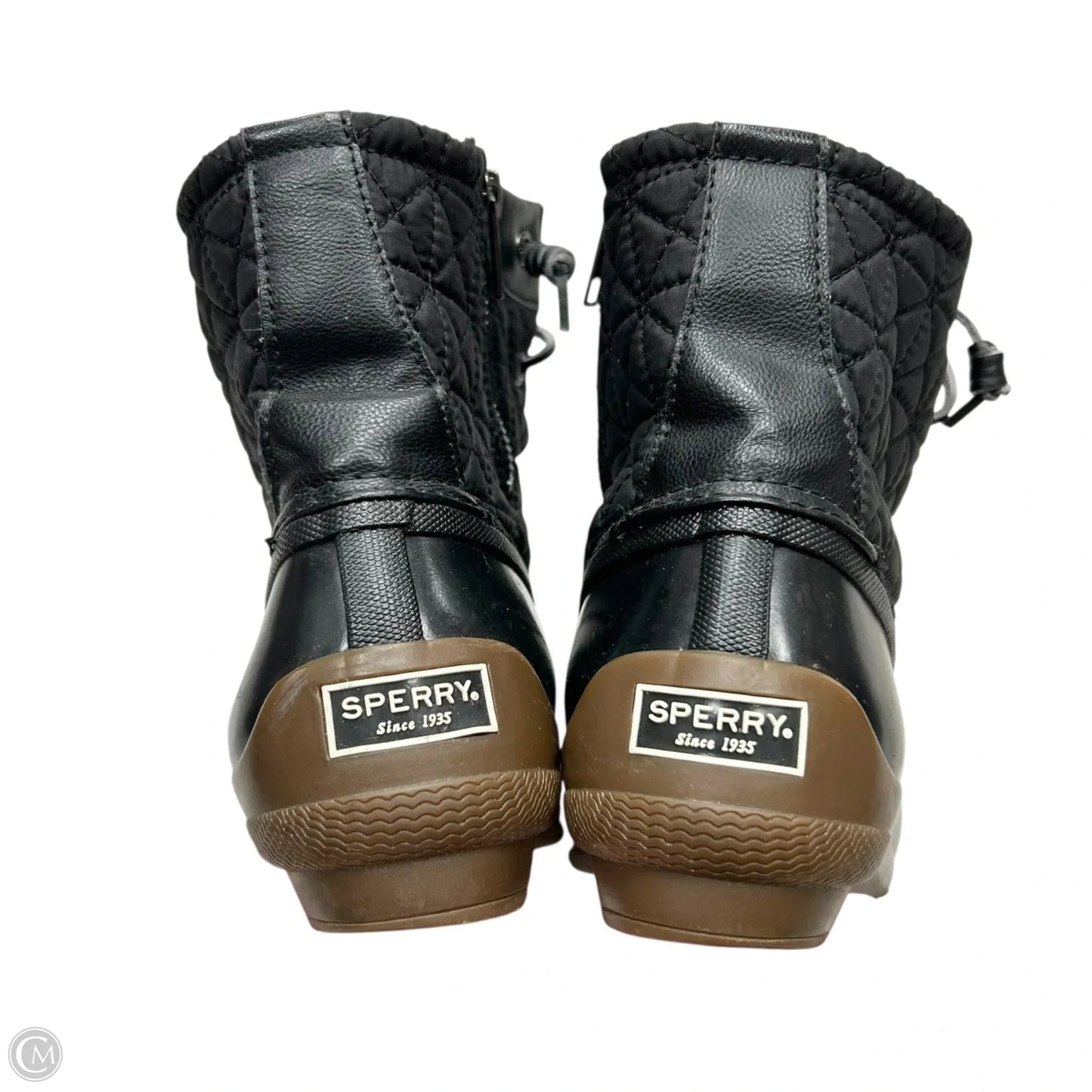 Boots Rain By Sperry In Black & Brown, Size: 9