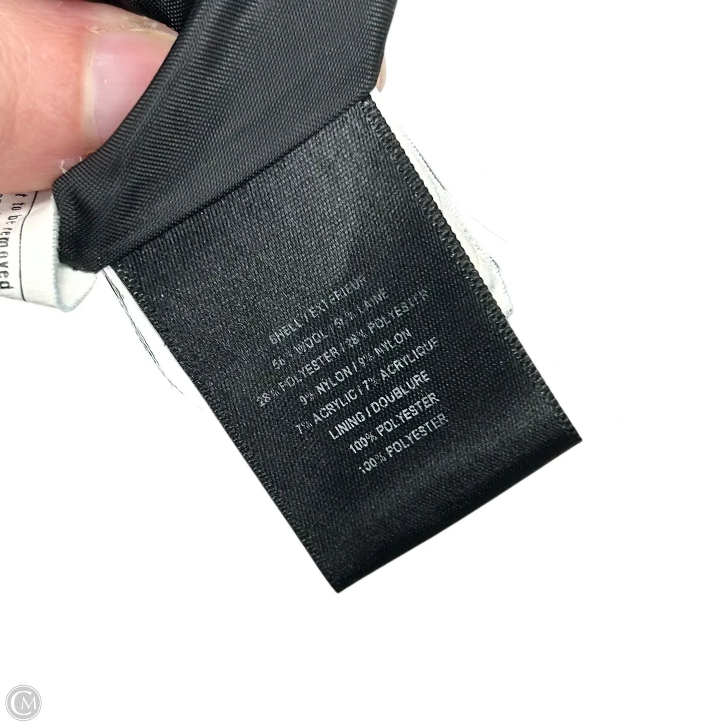 Coat Peacoat By Sam Edelman In Black & White, Size: Xs