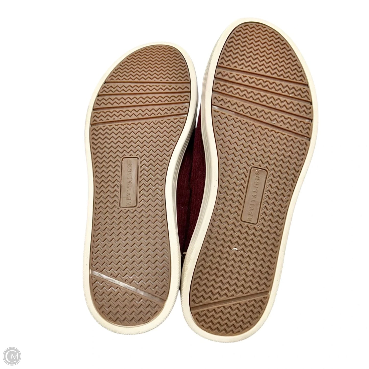 Shoes Flats By Revitalign In Maroon, Size: 7