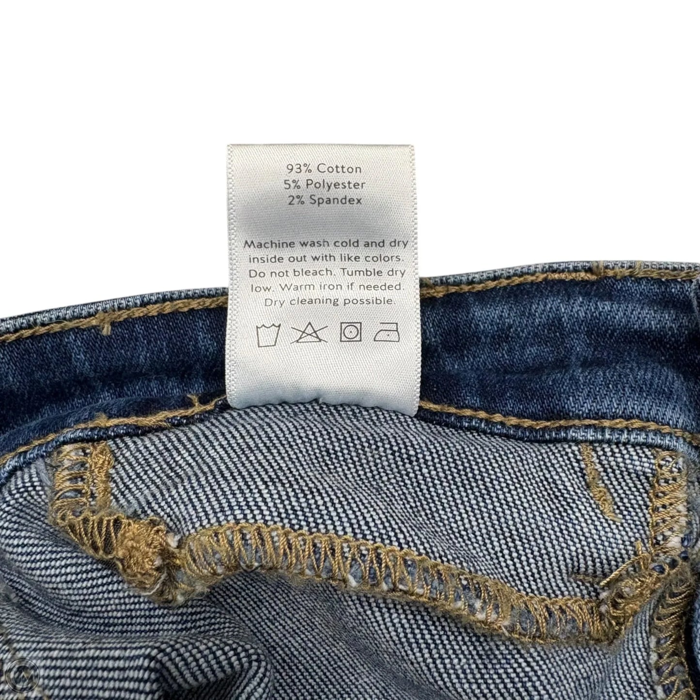 Jeans Wide Leg By Just Black In Blue Denim, Size: 10