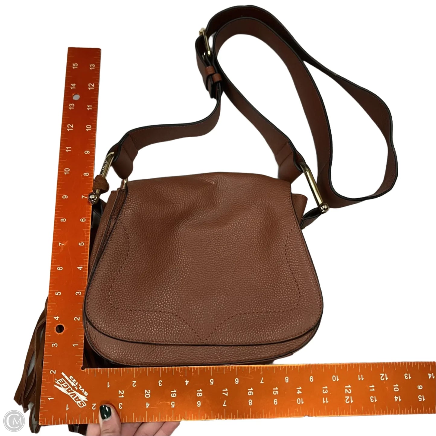Crossbody Leather By Vince Camuto, Size: Medium