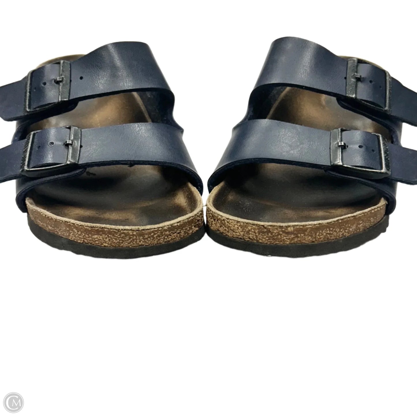 Shoes Flats By Birkenstock In Navy, Size: 6.5