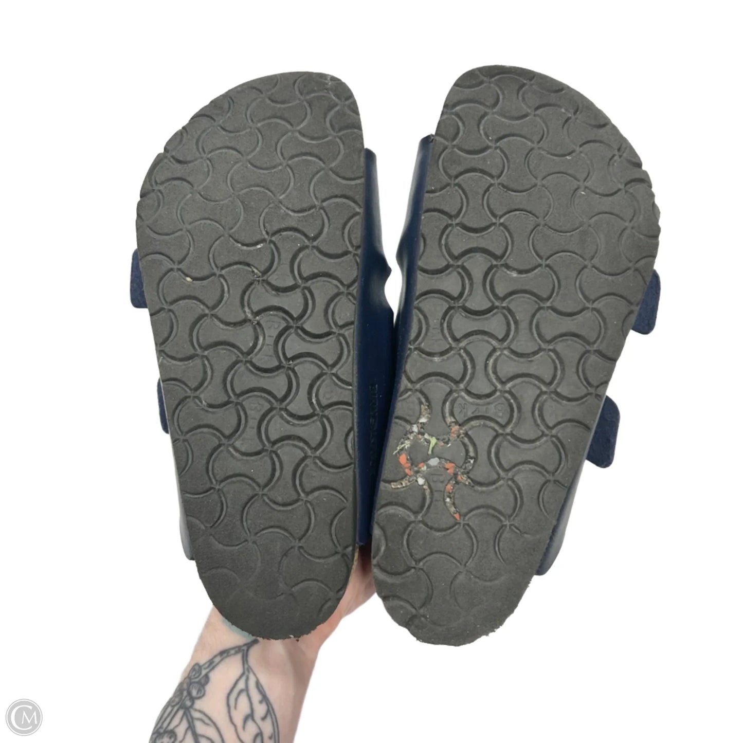 Shoes Flats By Birkenstock In Navy, Size: 6.5
