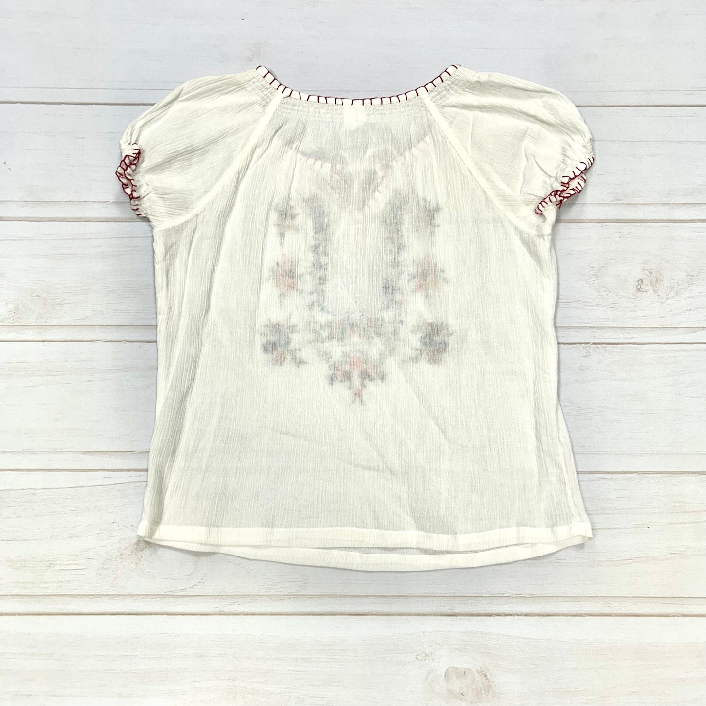 Top Short Sleeve Designer By Bila Size: S