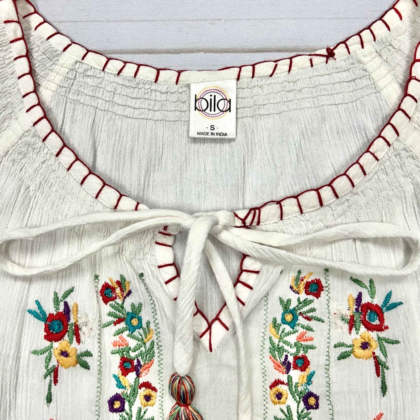 Top Short Sleeve Designer By Bila Size: S