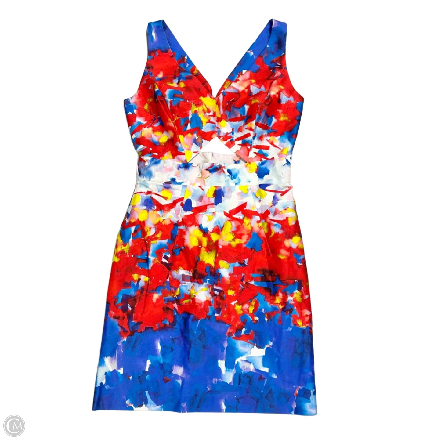 Dress Designer By Milly In Blue & Red, Size: M