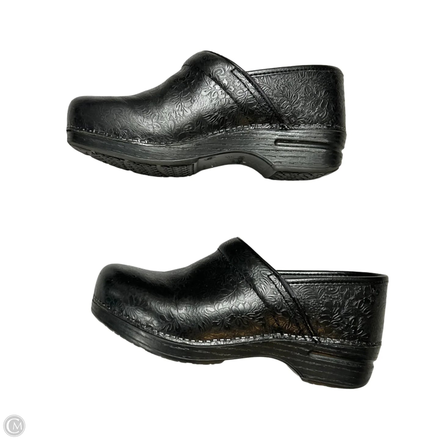 Shoes Heels Wedge By Dansko In Black, Size: 8.5