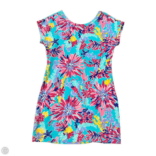 Dress Designer By Lilly Pulitzer In Blue & Pink, Size: L